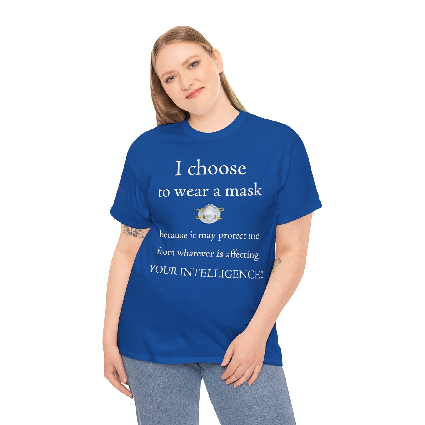 Men's or Women's I Wear My Mask T-Shirt (Dark)