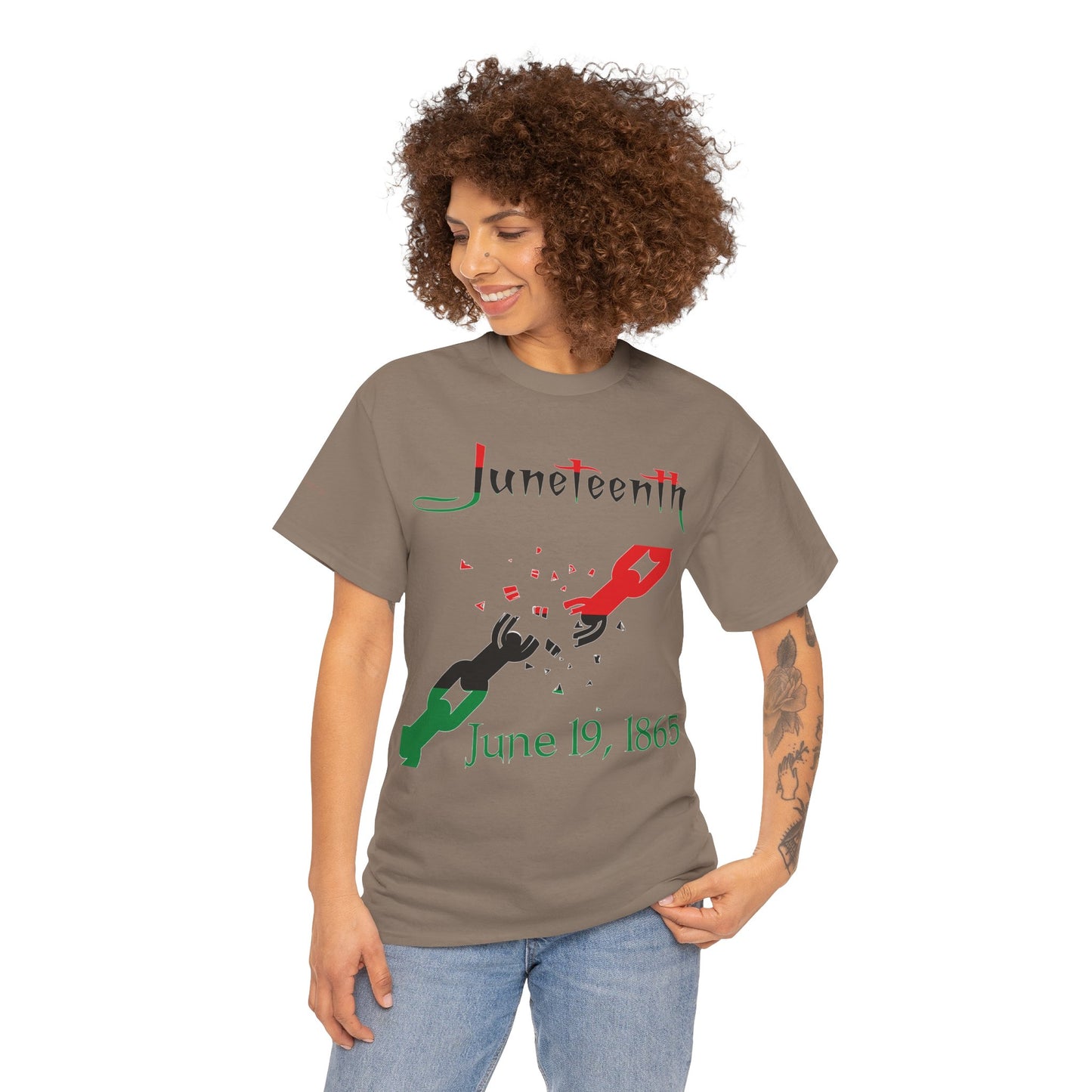 Men's or Women's Juneteenth Broken Chains T-Shirt