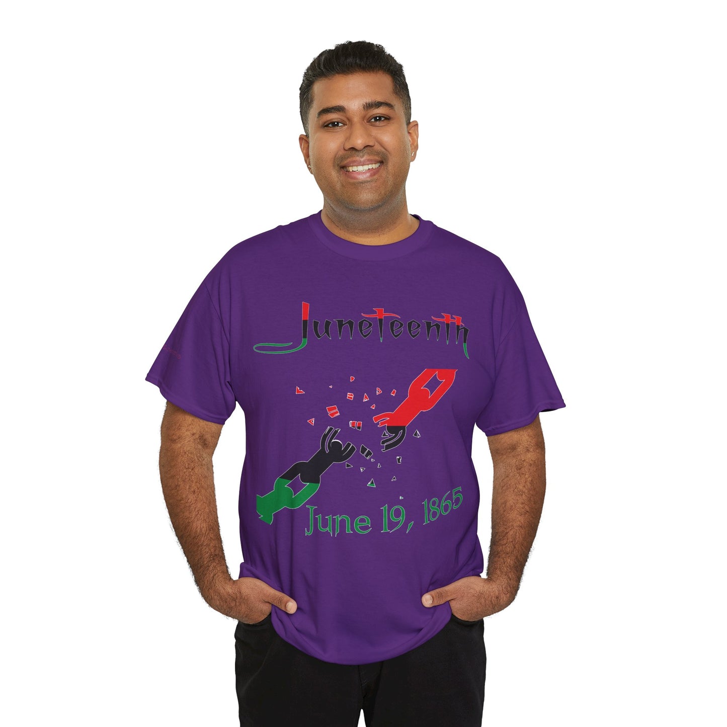 Men's or Women's Juneteenth Broken Chains T-Shirt