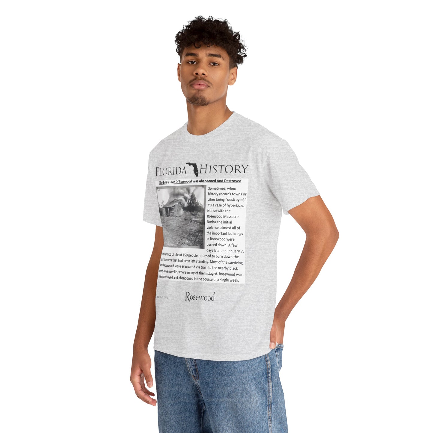 Men's or Women's Florida History - Rosewood Massacre T-Shirt