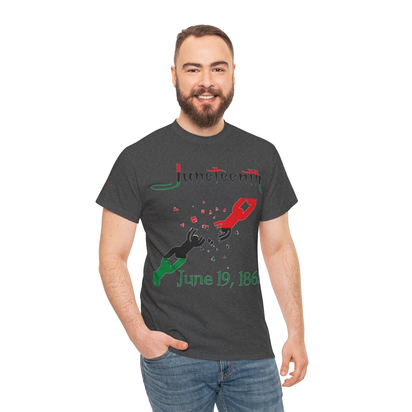 Men's or Women's Juneteenth Broken Chains T-Shirt