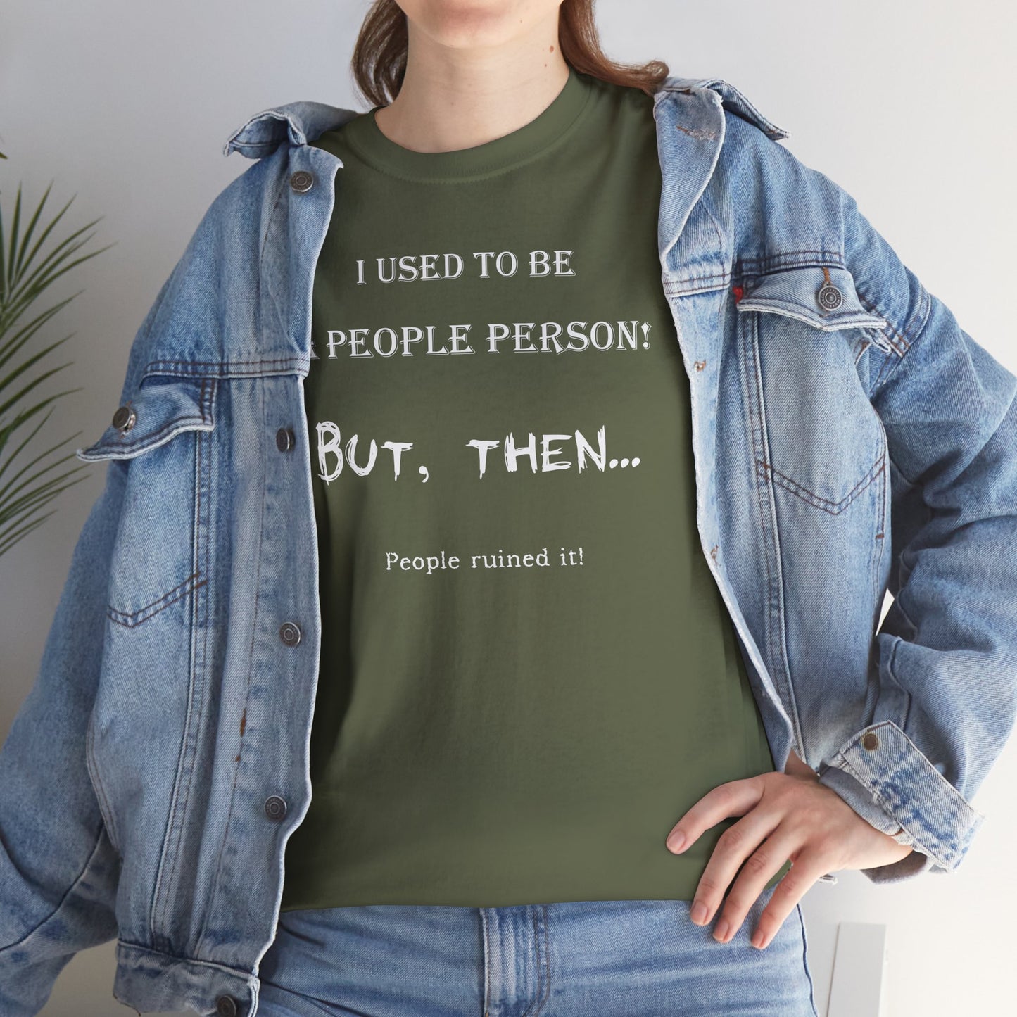Men's or Women's People Person T-Shirt (Dark)