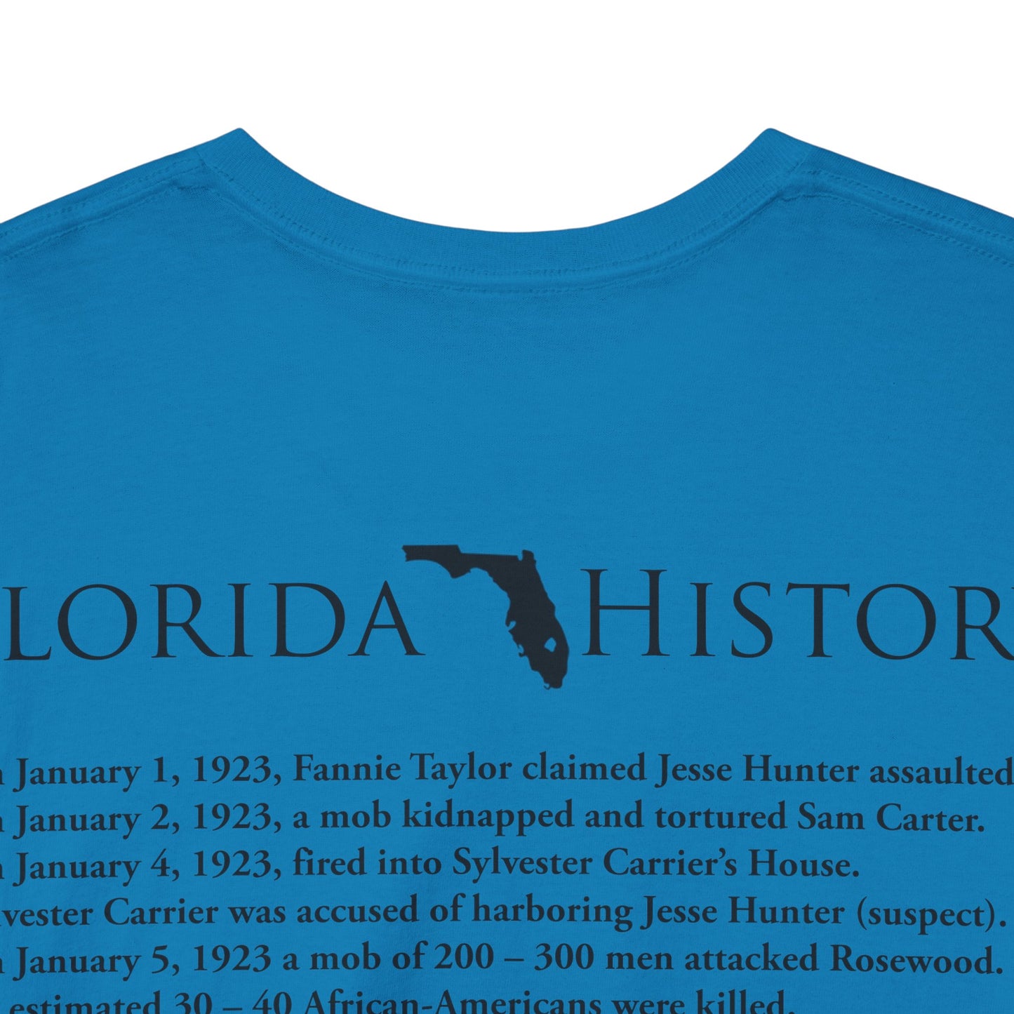 Men's or Women's Florida History - Rosewood Massacre T-Shirt