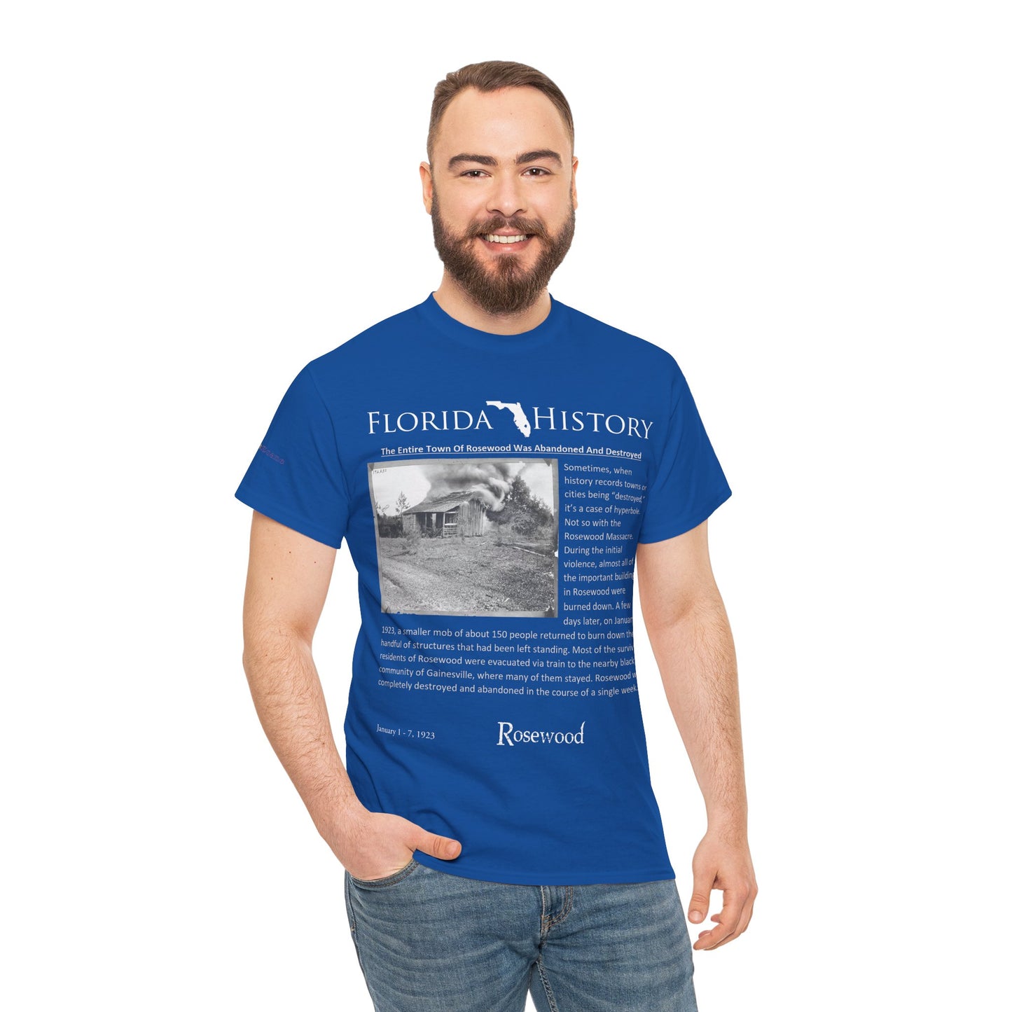 Men's or Women's Florida History - Rosewood Massacre T-Shirt