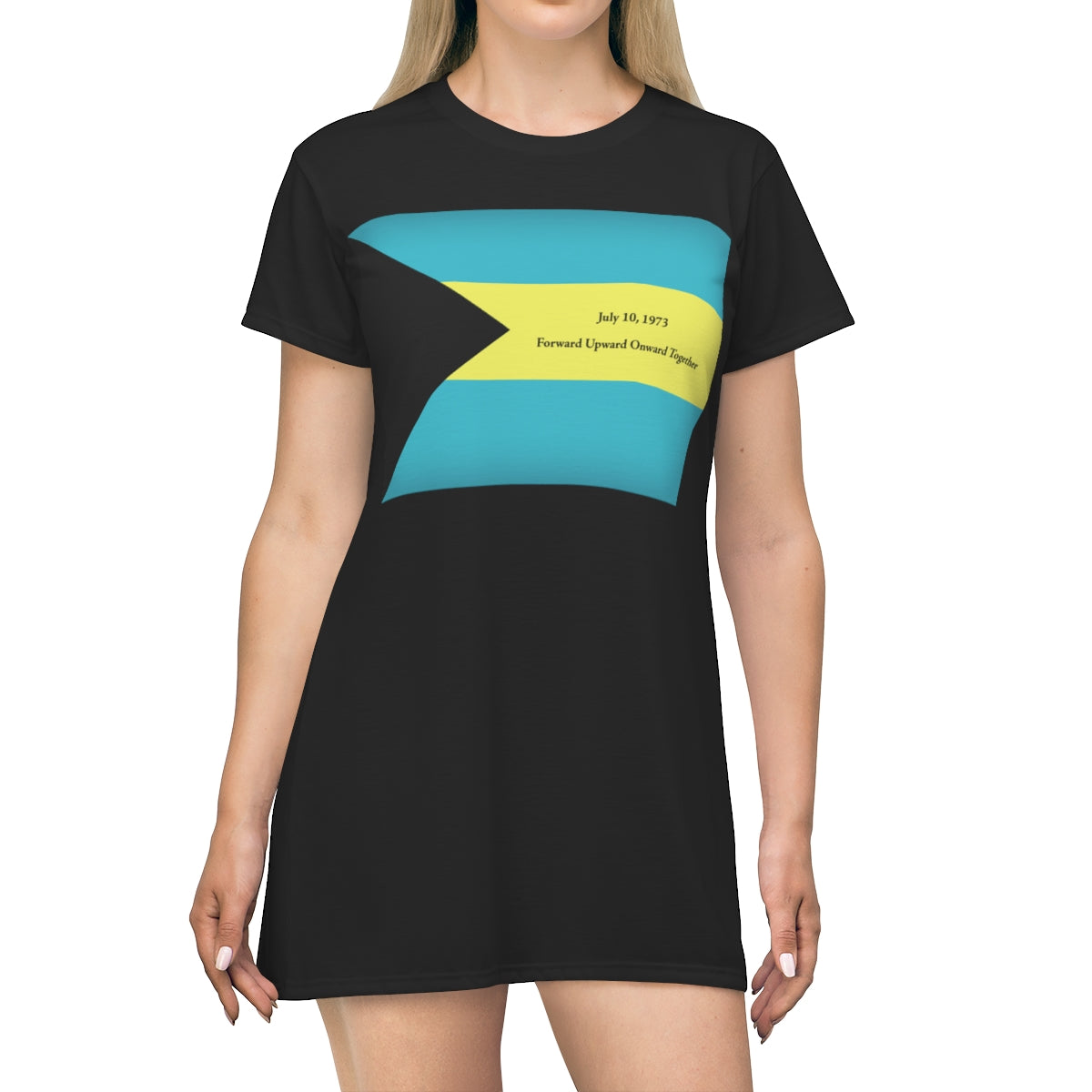 Bahamian Independence Women's T-Shirt Dress