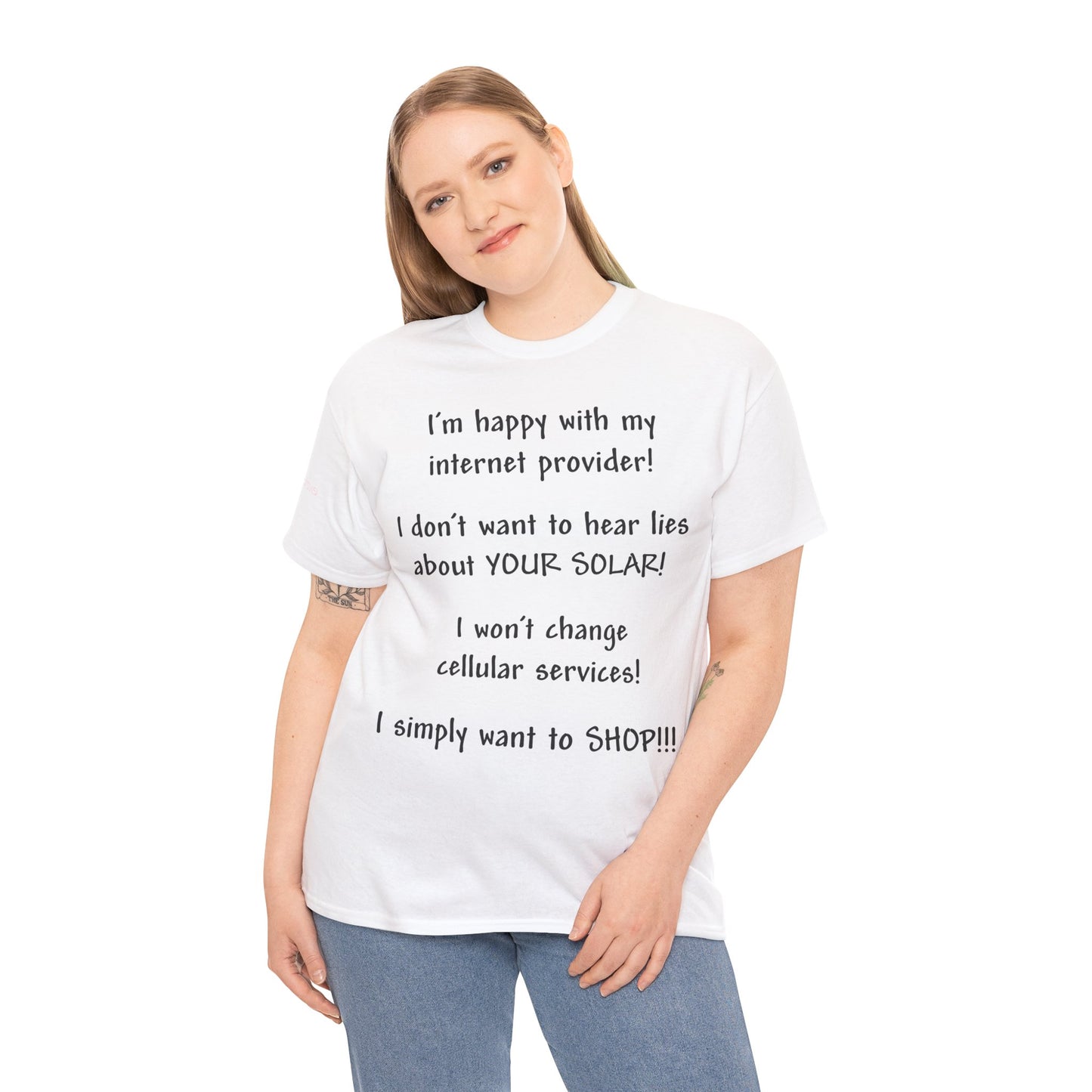 Men's or Women's I simply want to shop T-Shirt (Light)