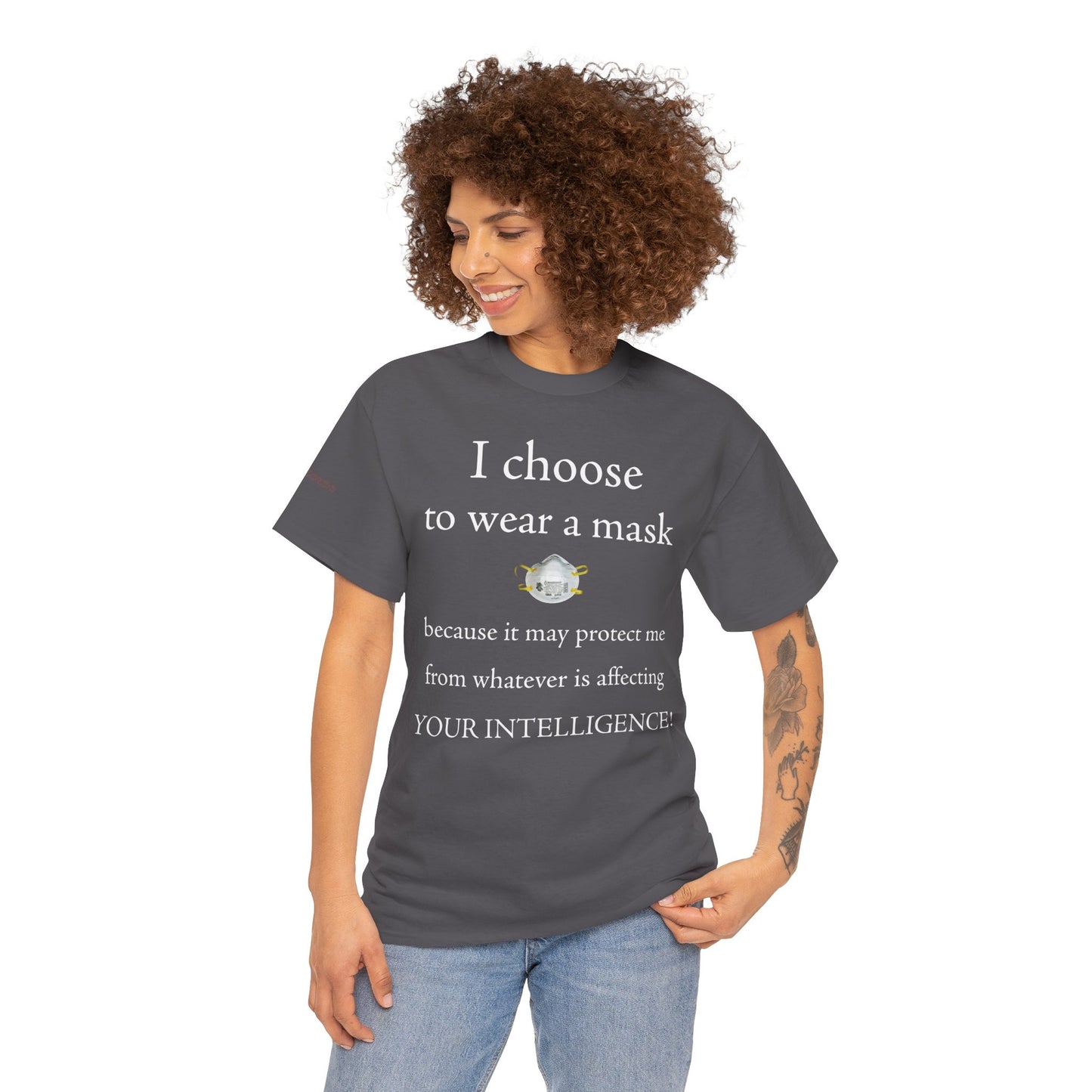 Men's or Women's I Wear My Mask T-Shirt (Dark)