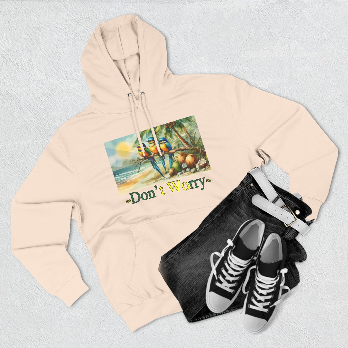 Don't Worry Jamaican Pullover Hoodie