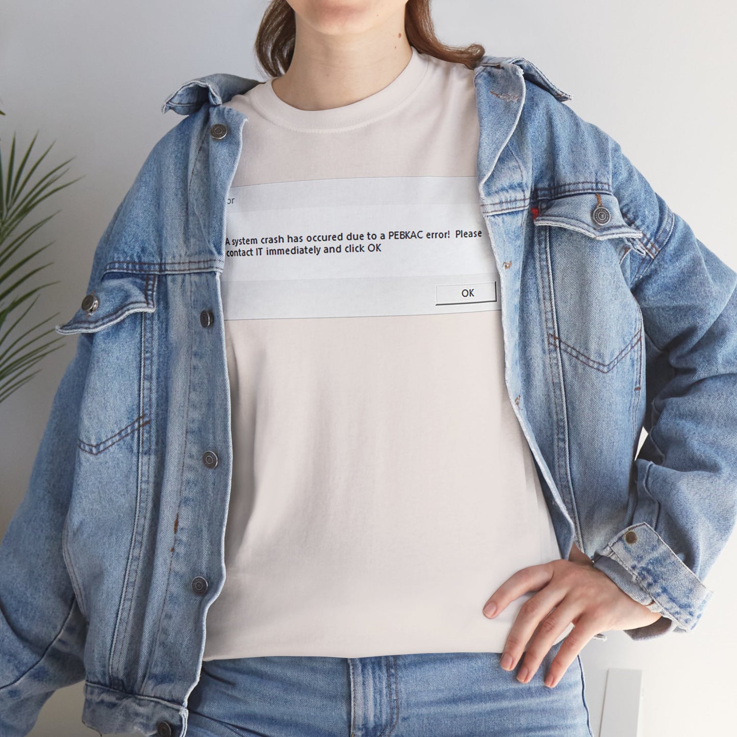 Men's or Women's PEBKAC Error T-Shirt-1 (Tech Lovers)