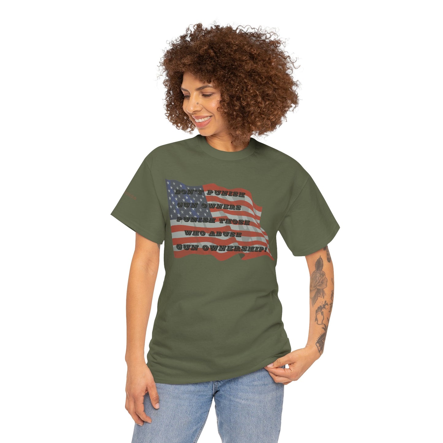 Men's or Women's Don't Punish Us - American Pride T-Shirt