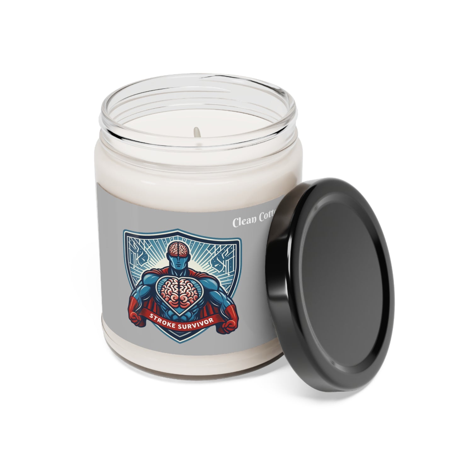 Stroke Survivor Scented Soy Candle, 9oz