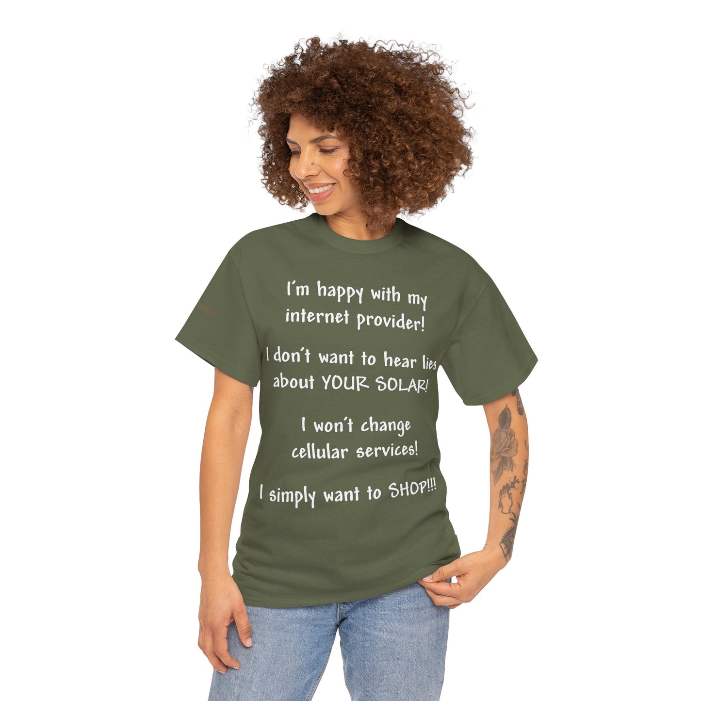 Men's or Women's I simply want to shop T-Shirt (Dark)