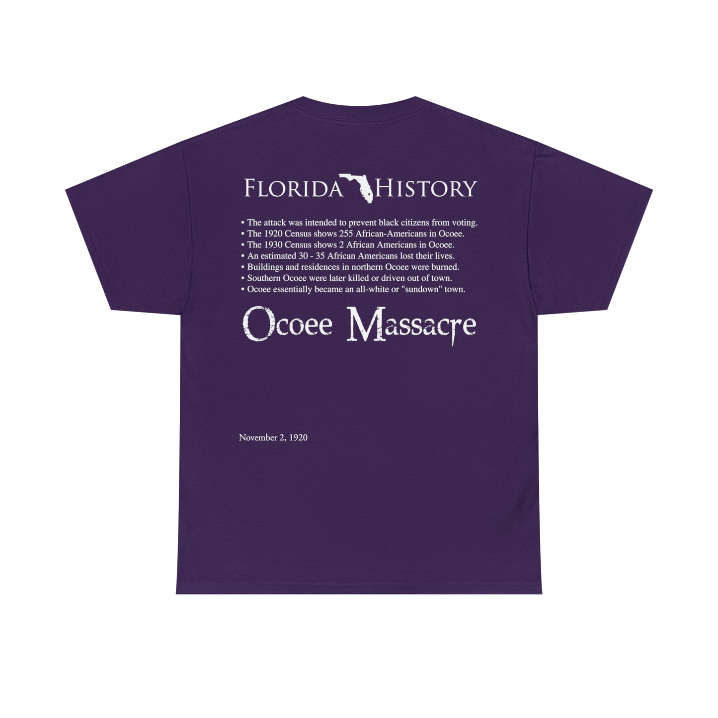 Florida History - Ocoee Massacre T-Shirt