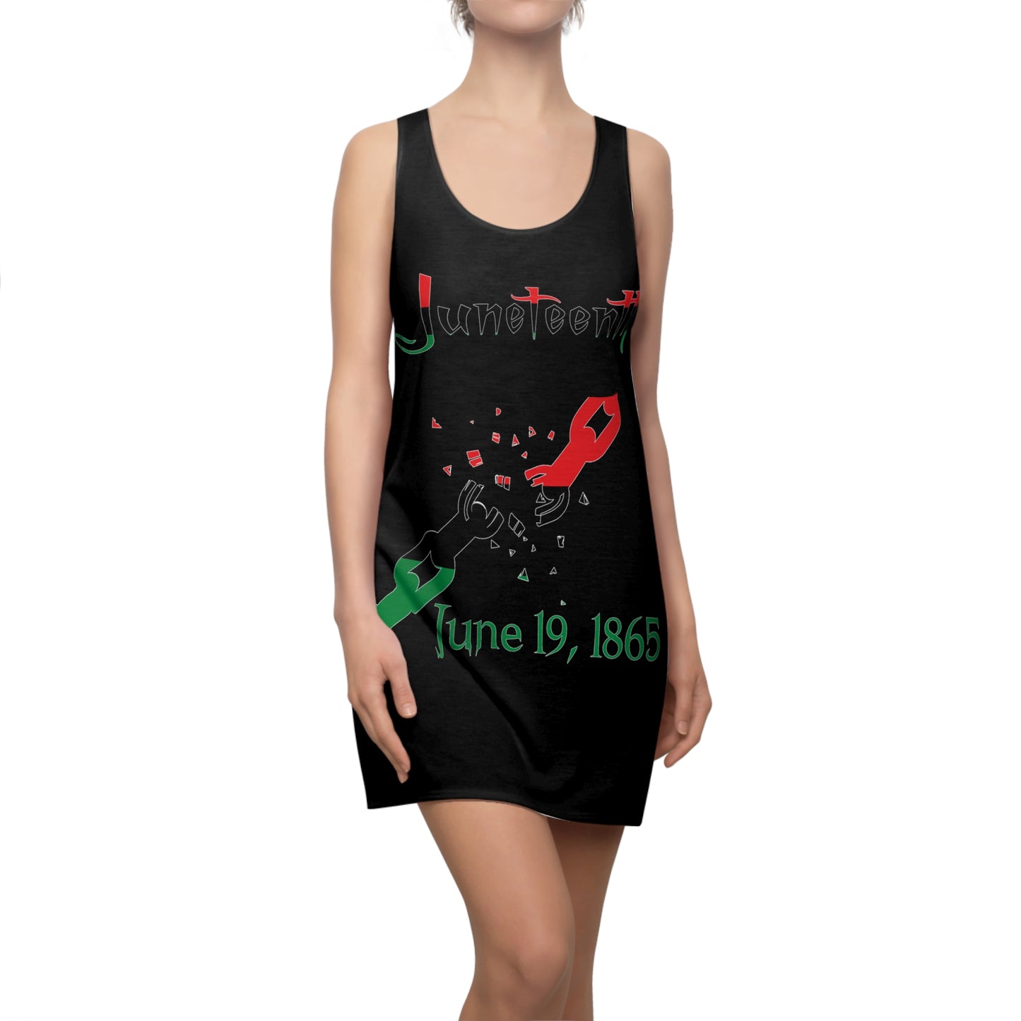 Juneteenth Broken Chains Racerback Dress