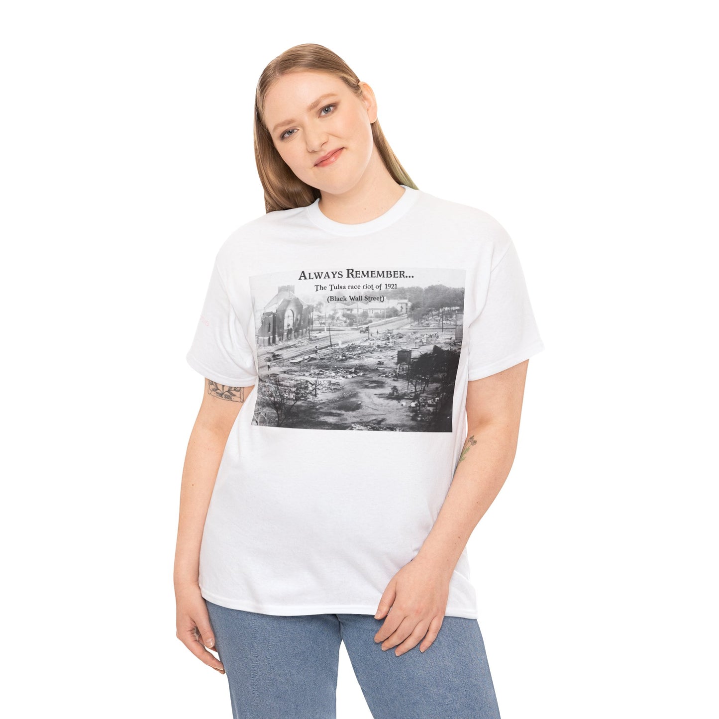 Men's or Women's Always Remember...Black Wall Street T-Shirt (Light)