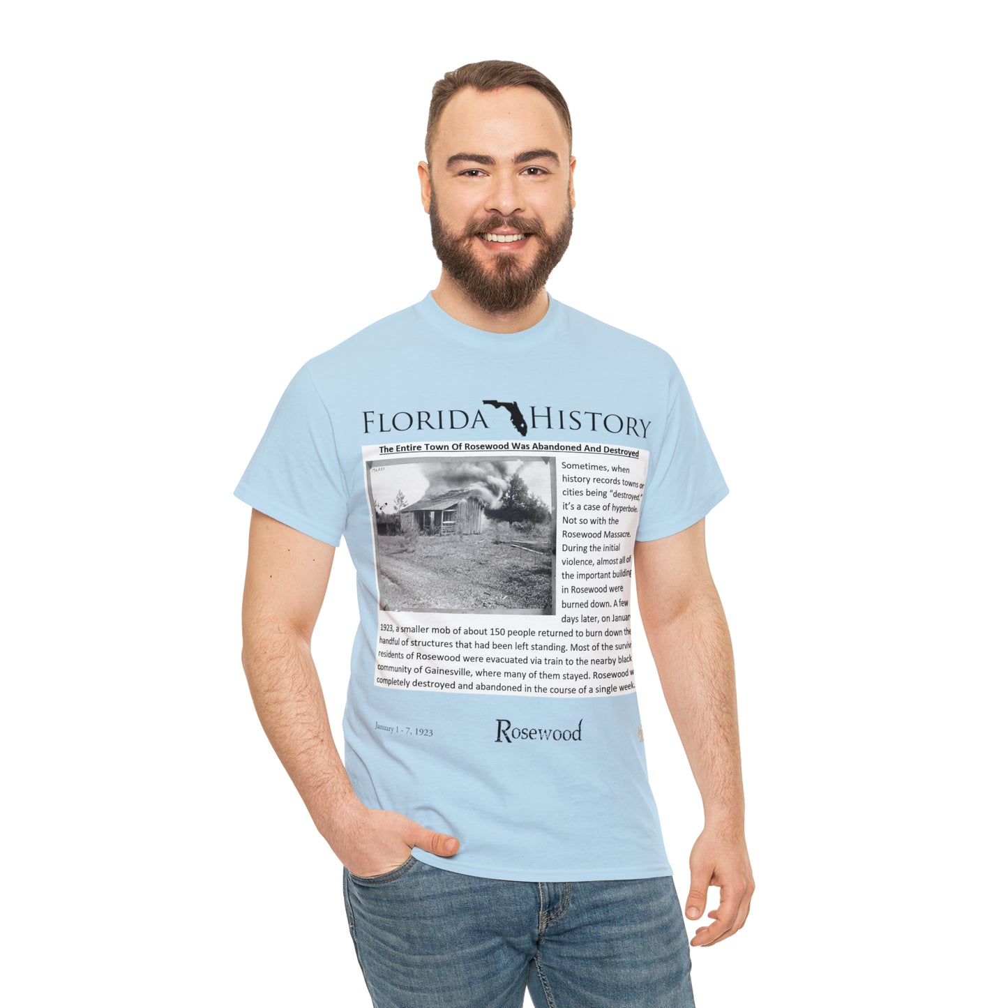 Florida History - Rosewood Massacre T-Shirt