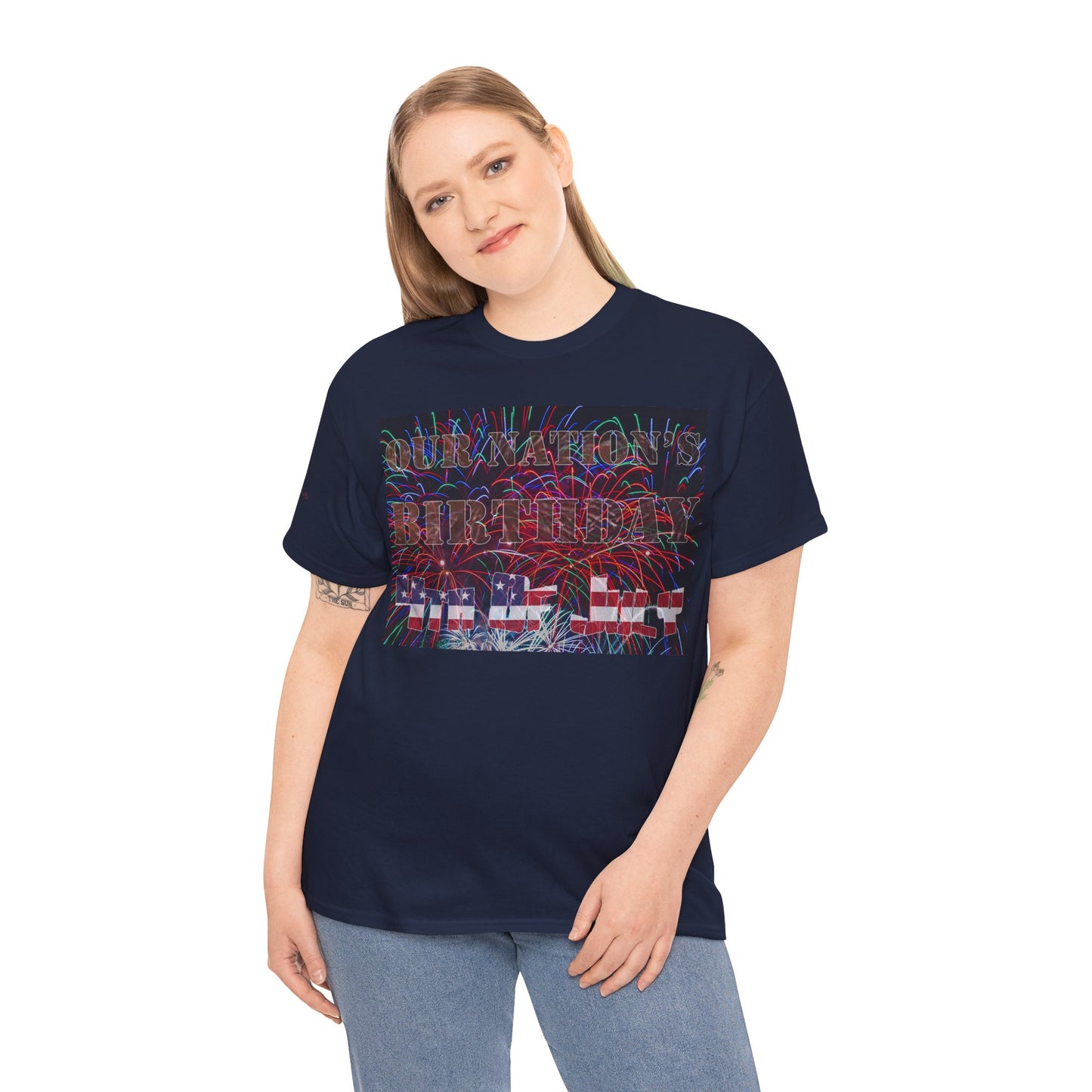 Men's or Women's Our Nation's Birthday American Independence T-Shirt