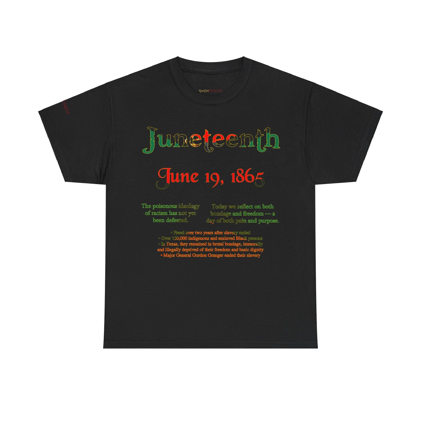 Men's or Women's Juneteenth Emancipation T-Shirt