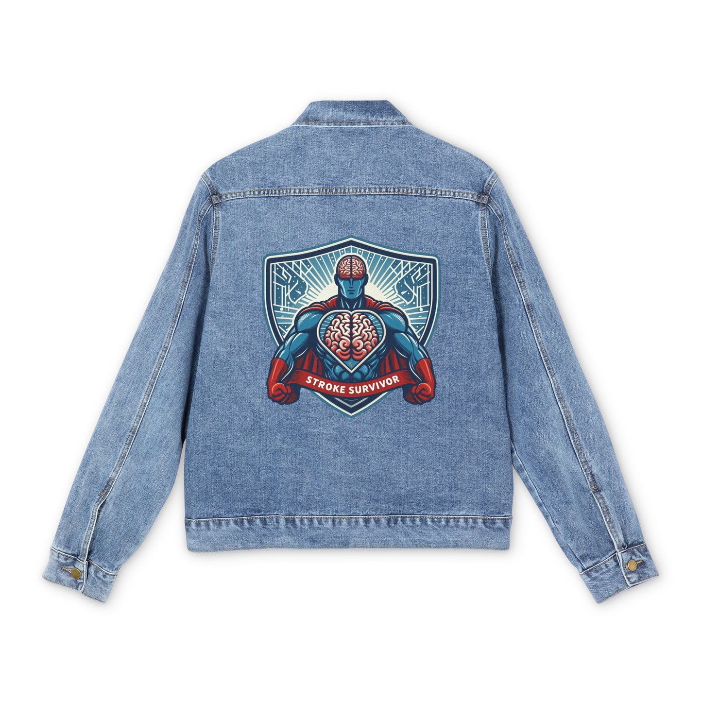 Stroke Survivor Men's Denim Jacket