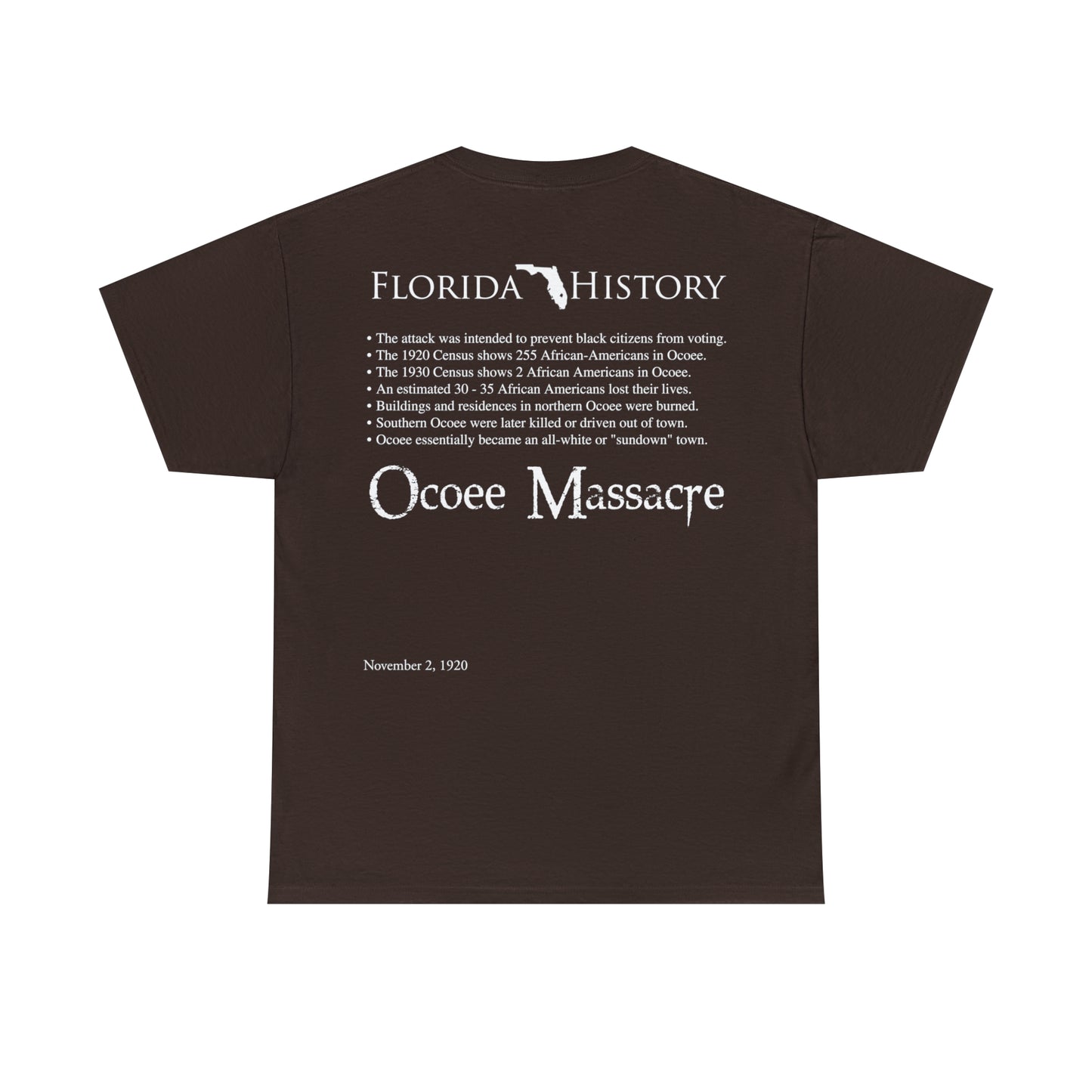 Florida History - Ocoee Massacre T-Shirt