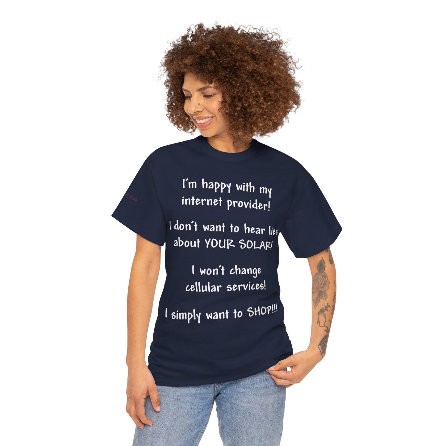 Men's or Women's I simply want to shop T-Shirt (Dark)