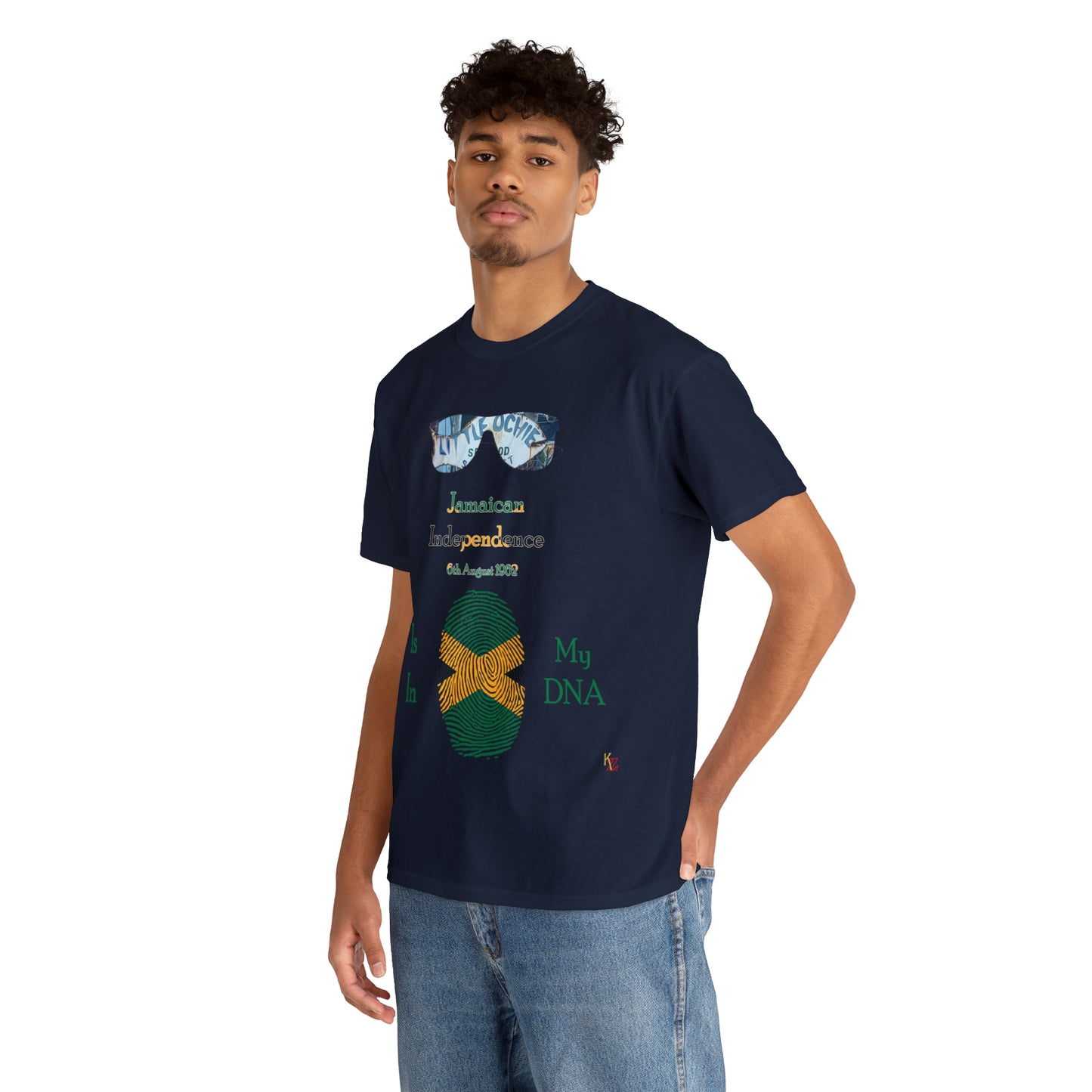 Jamaican Independence Fingerprint T-Shirt