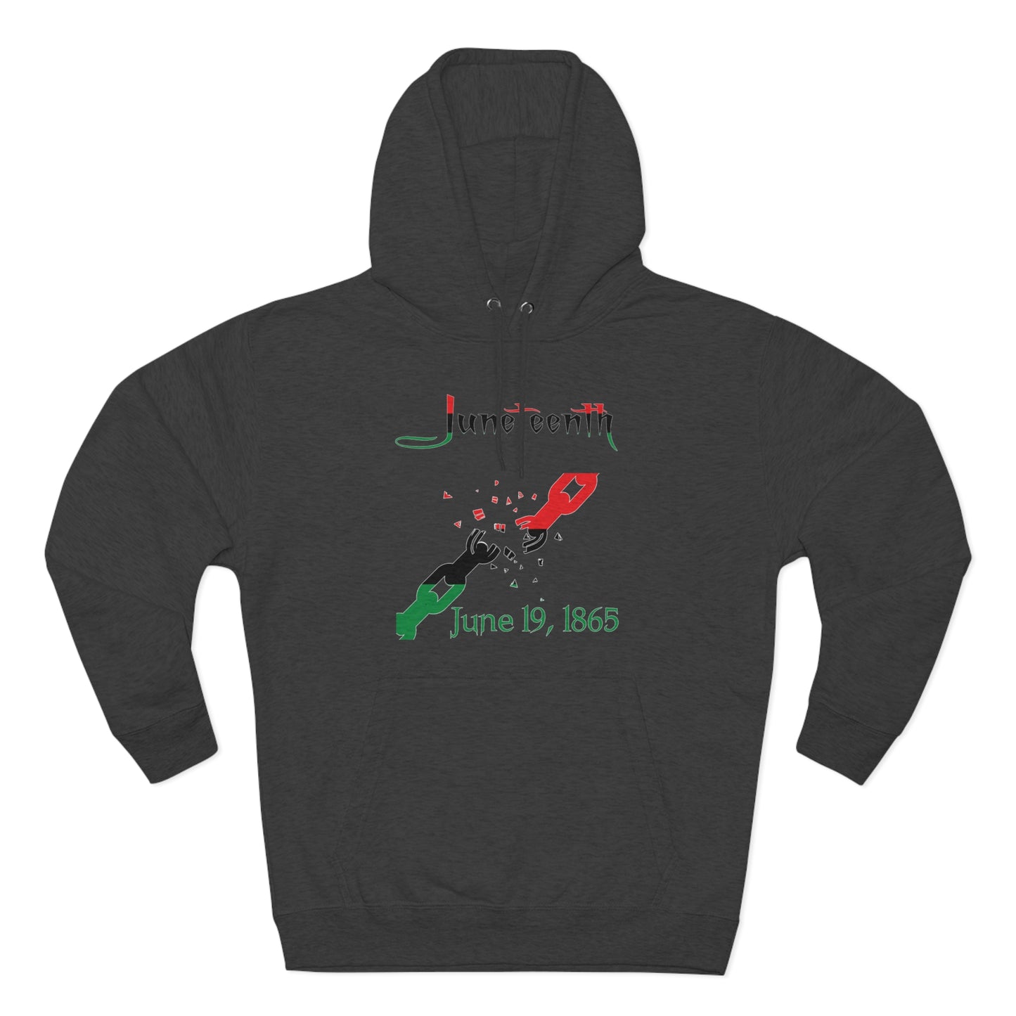 Juneteenth Broken Chains Pullover Hoodie