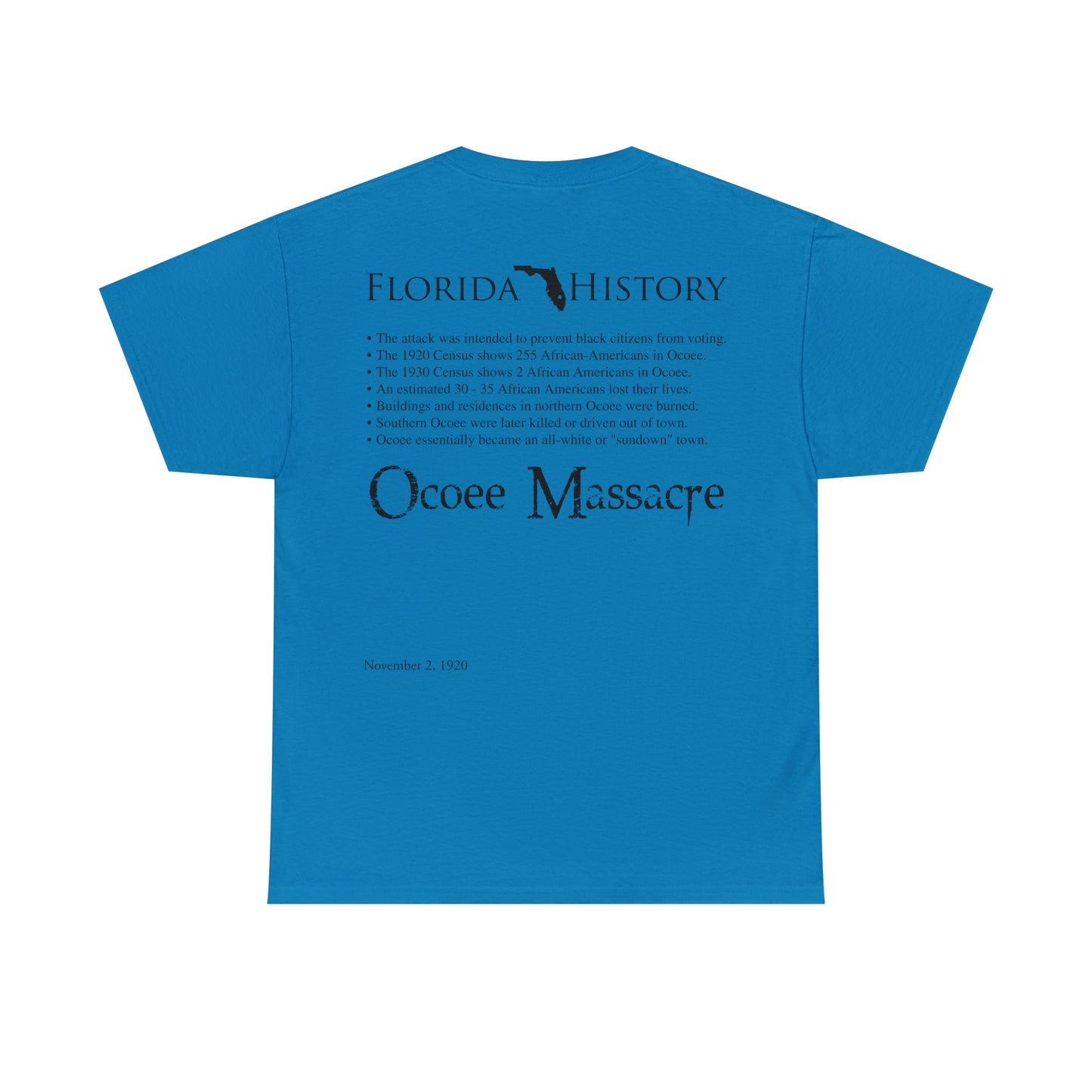 Florida History - Ocoee Massacre T-Shirt