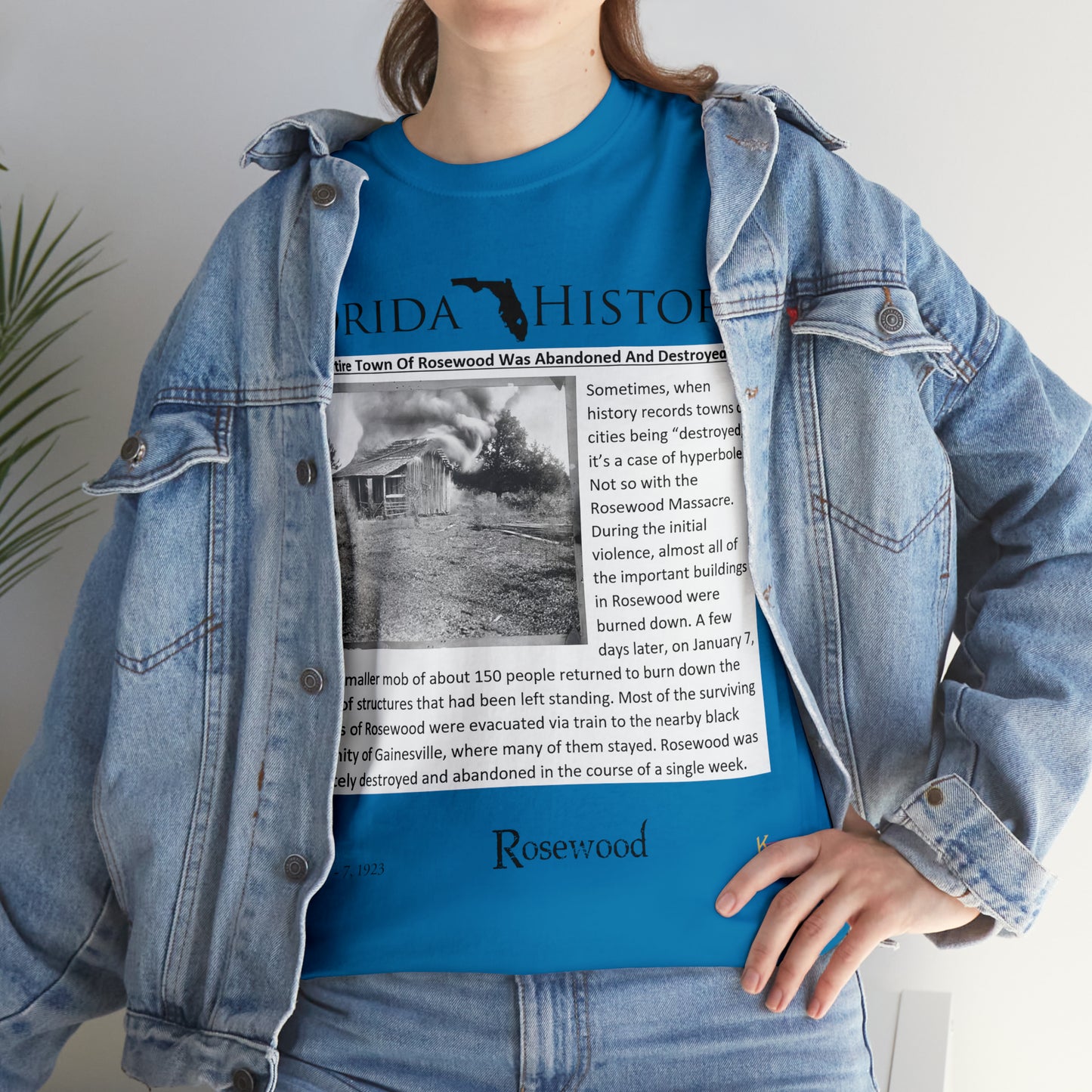 Florida History - Rosewood Massacre T-Shirt