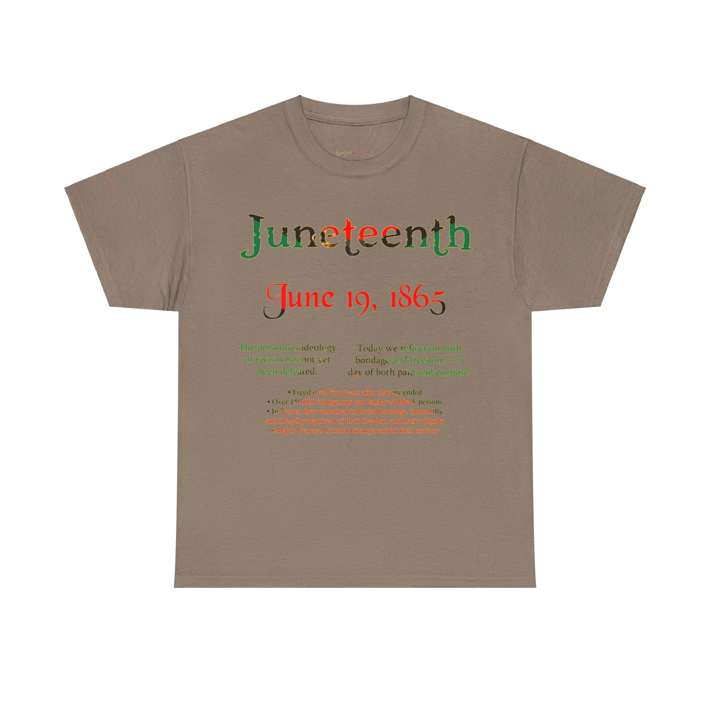 Men's or Women's Juneteenth Emancipation T-Shirt