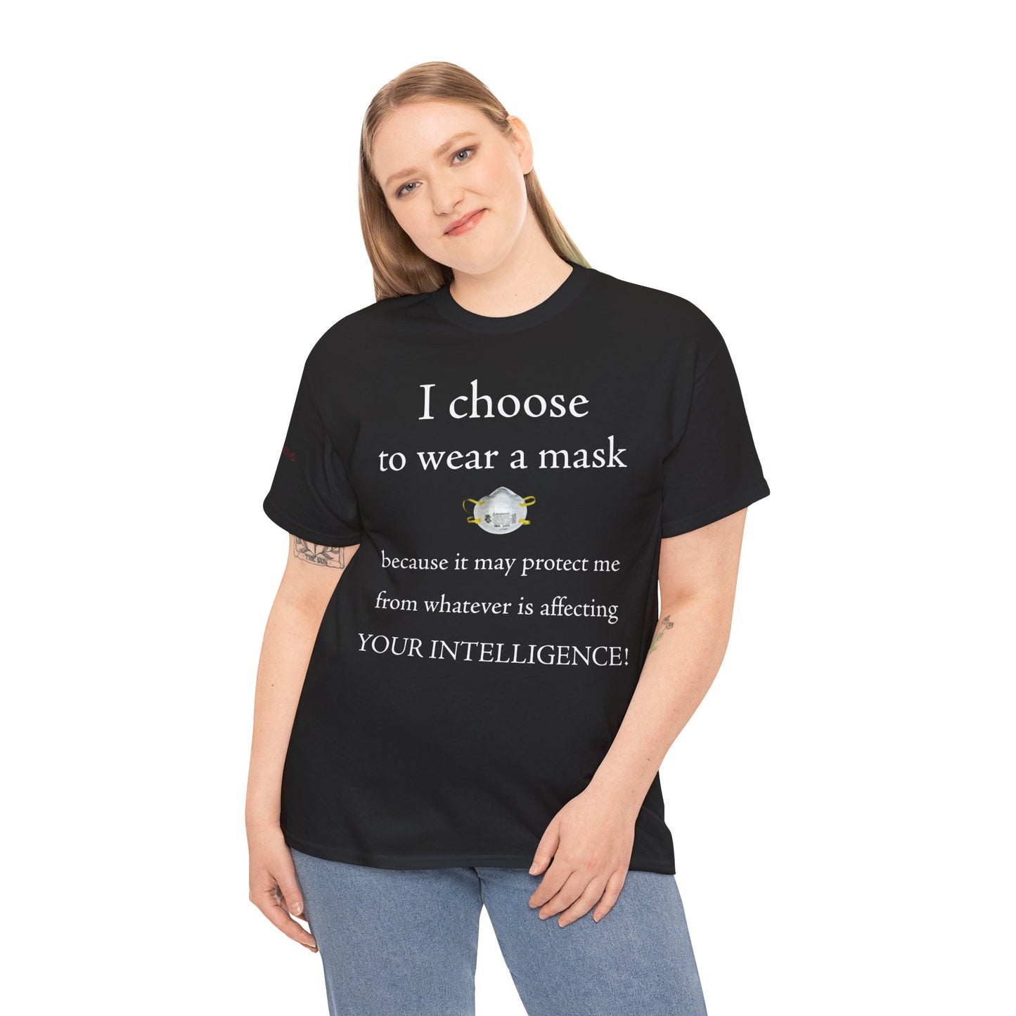 Men's or Women's I Wear My Mask T-Shirt (Dark)