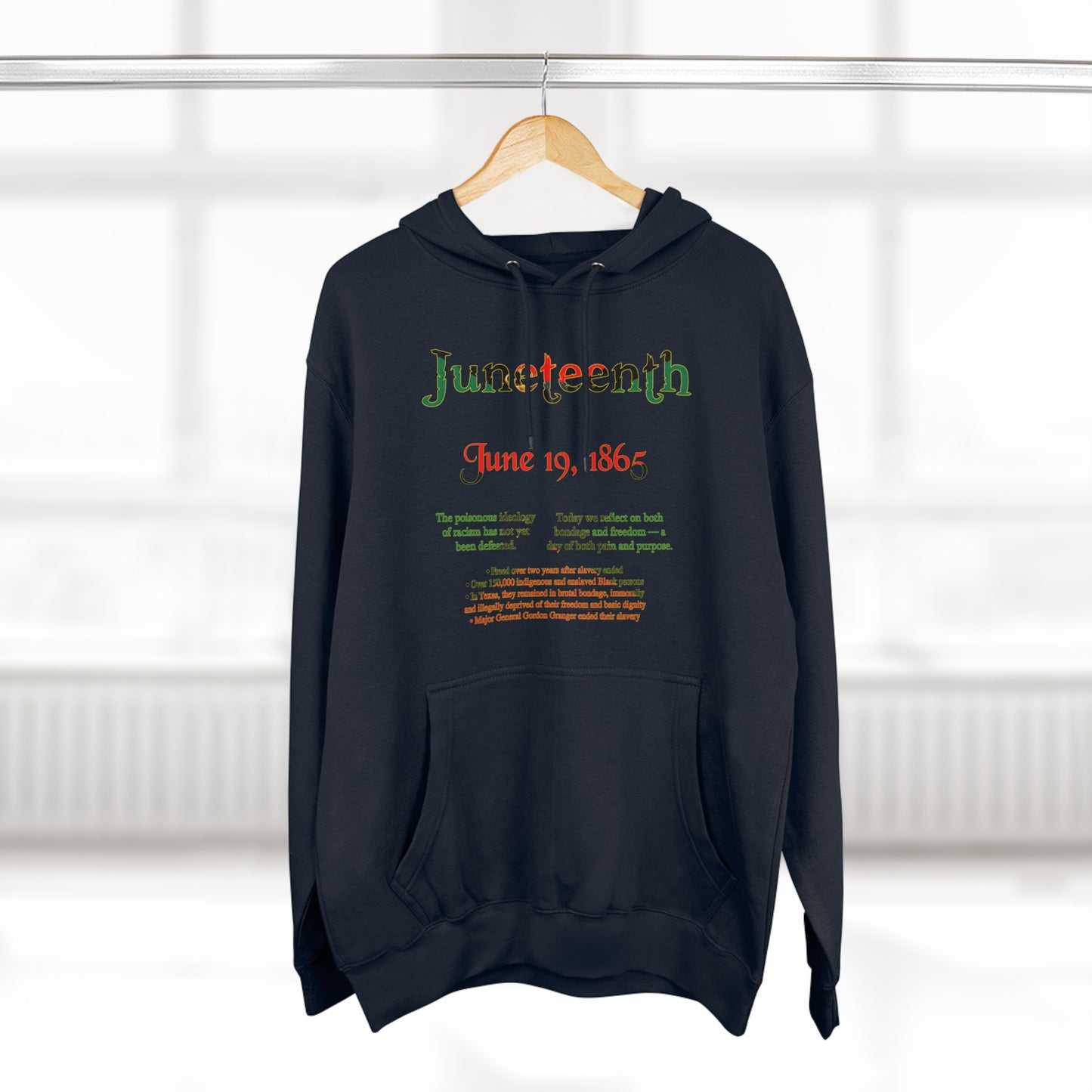 Juneteenth Emancipation Pullover Hoodie