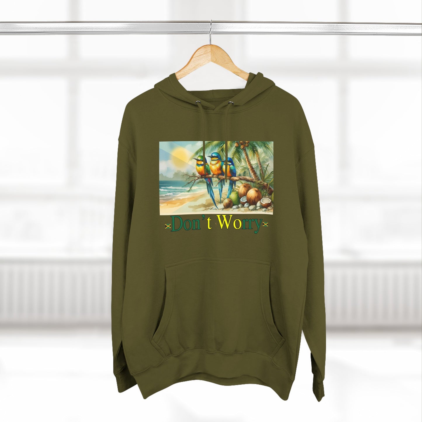 Don't Worry Jamaican Pullover Hoodie