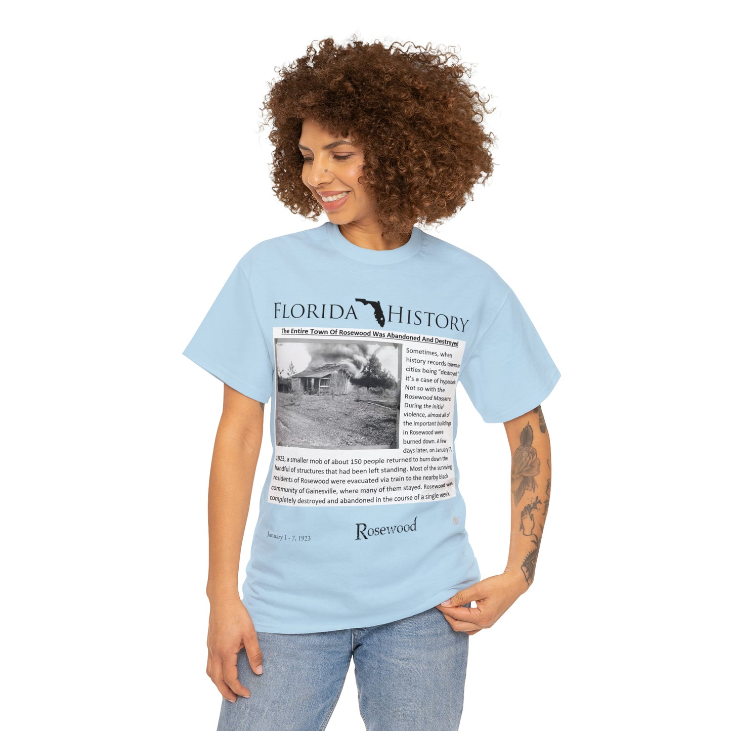 Florida History - Rosewood Massacre T-Shirt