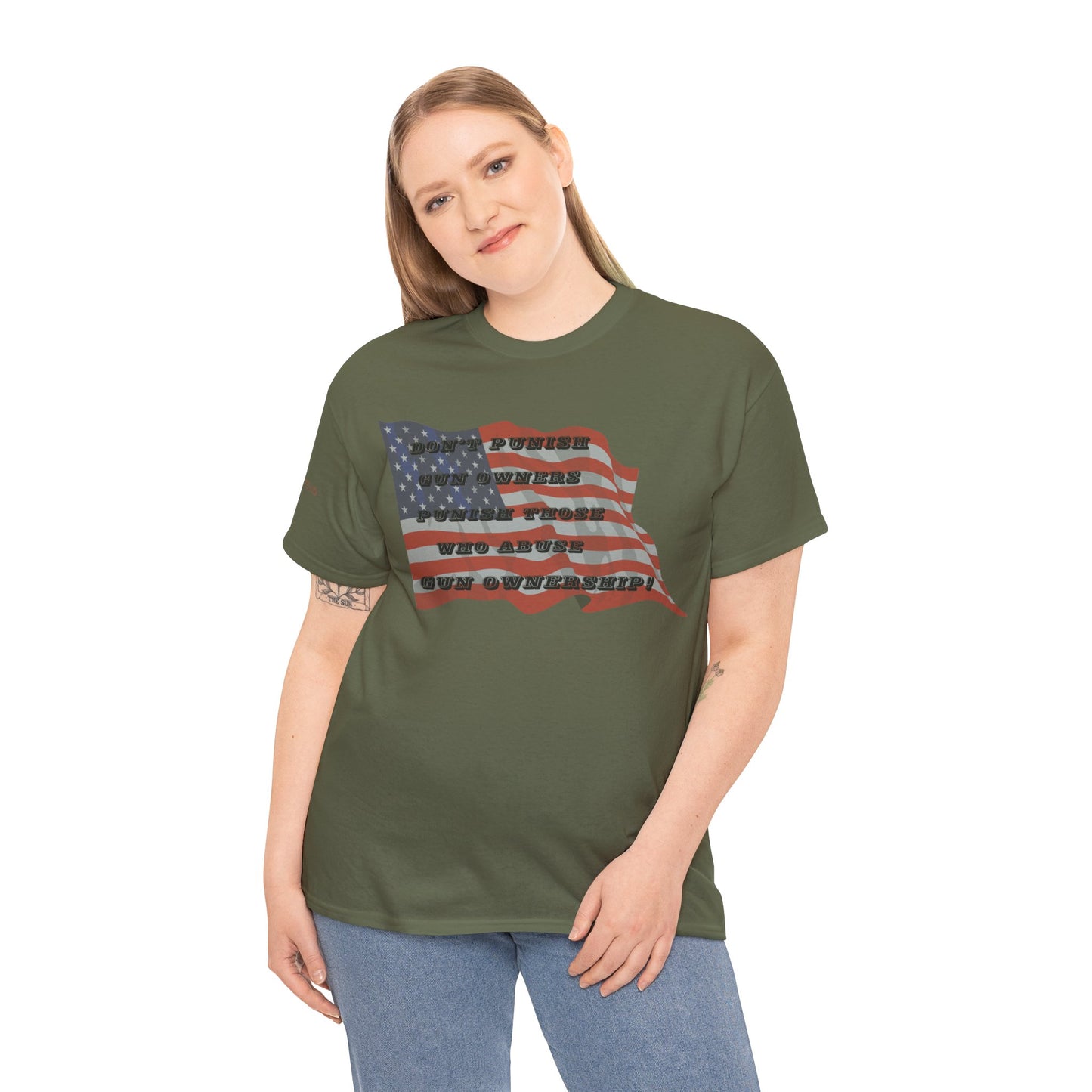 Men's or Women's Don't Punish Us - American Pride T-Shirt