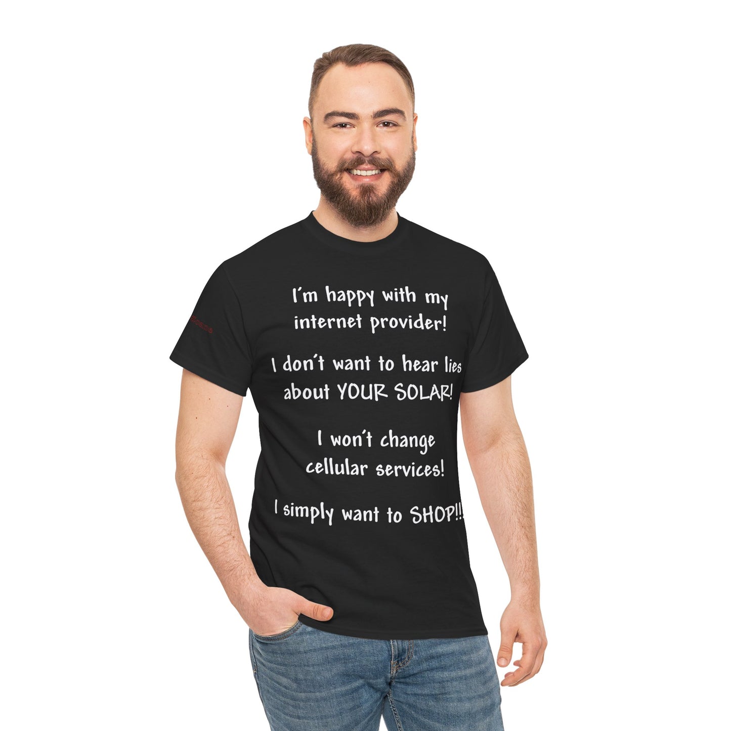 Men's or Women's I simply want to shop T-Shirt (Dark)