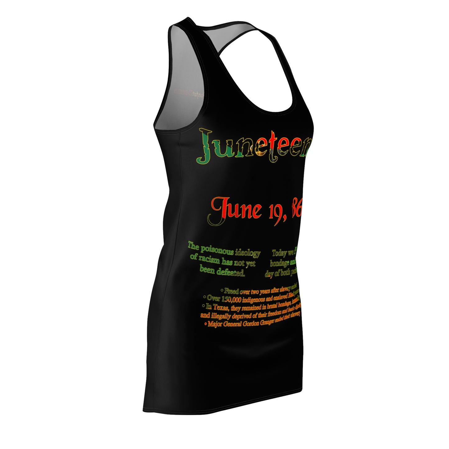 Juneteenth Emancipation Racerback Dress