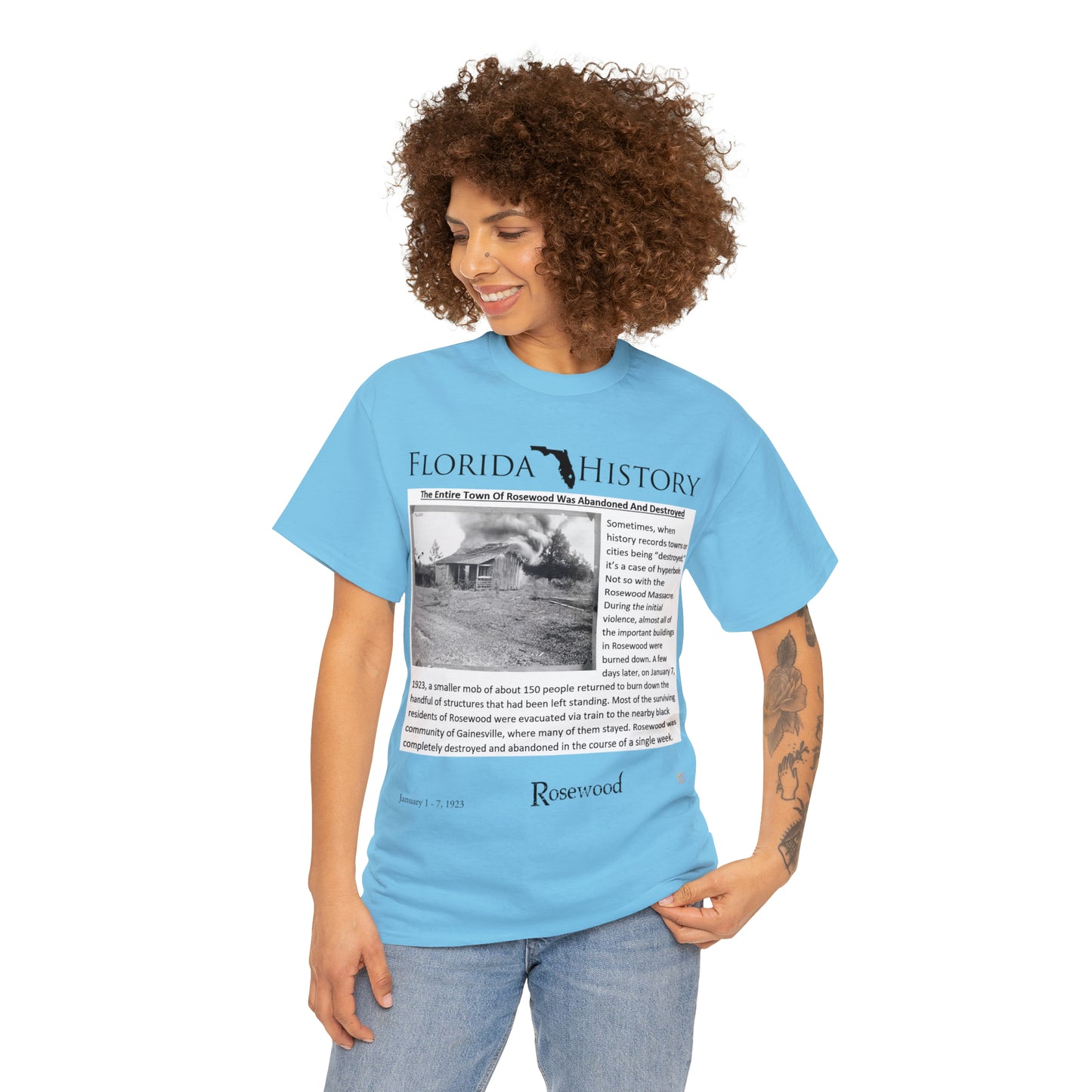 Florida History - Rosewood Massacre T-Shirt