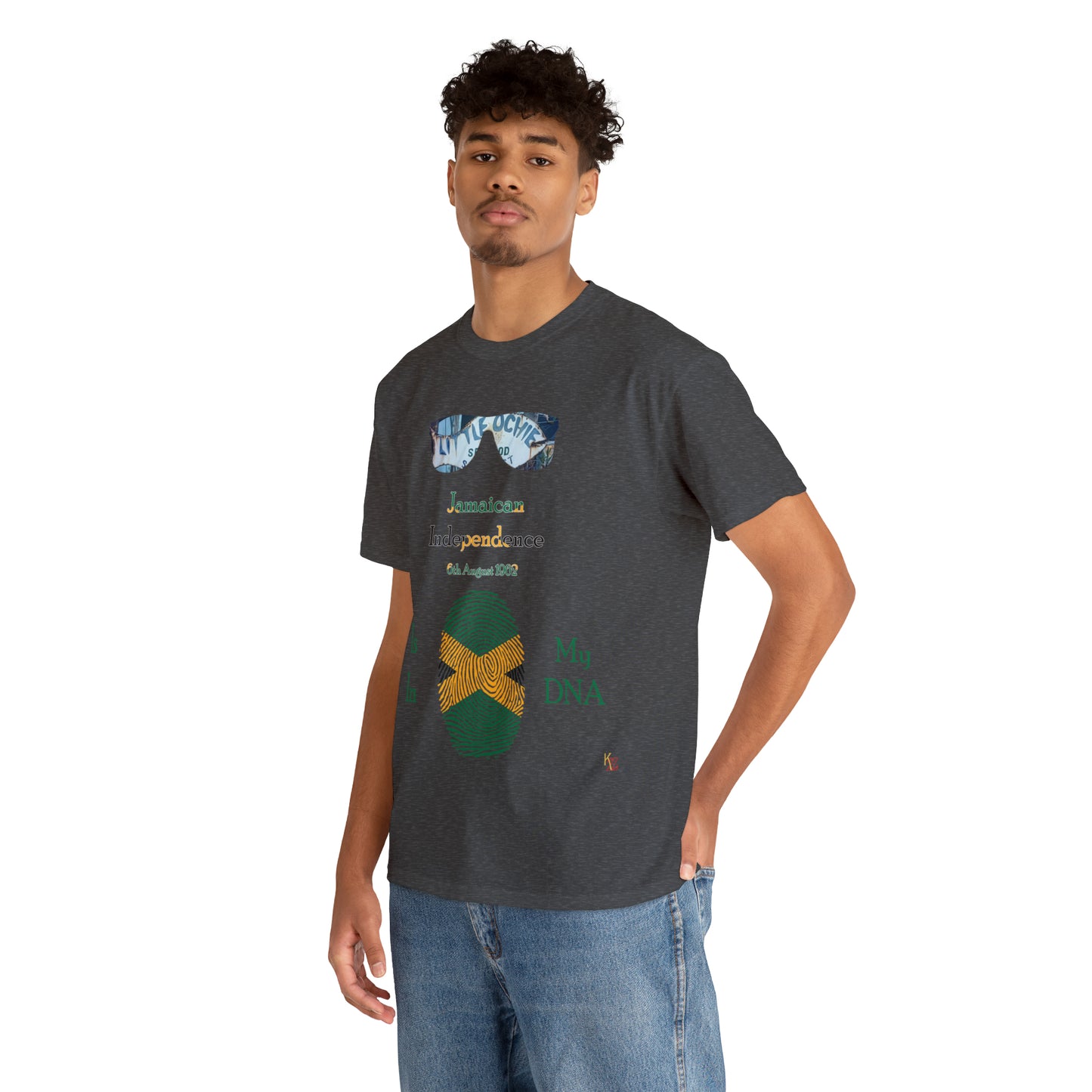 Jamaican Independence Fingerprint T-Shirt