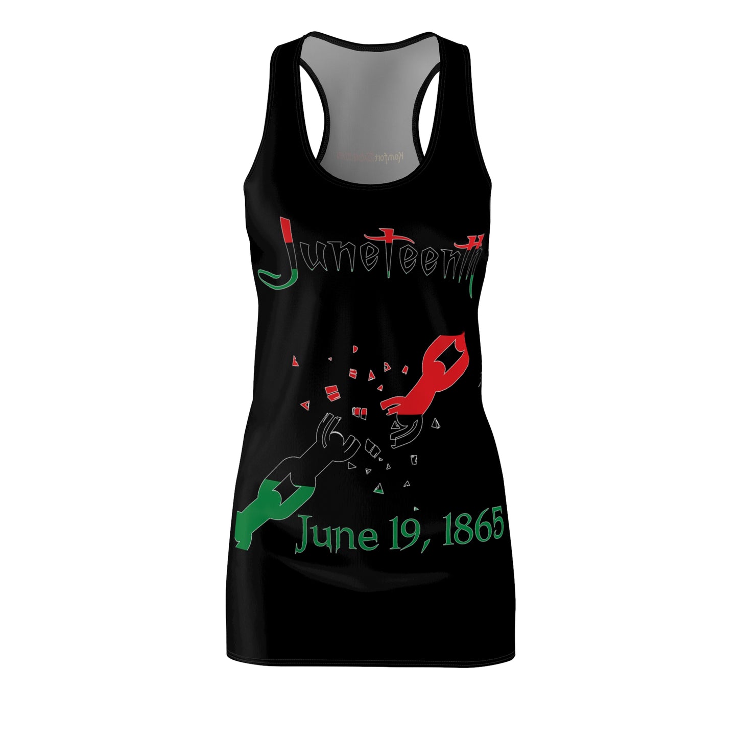 Juneteenth Broken Chains Racerback Dress