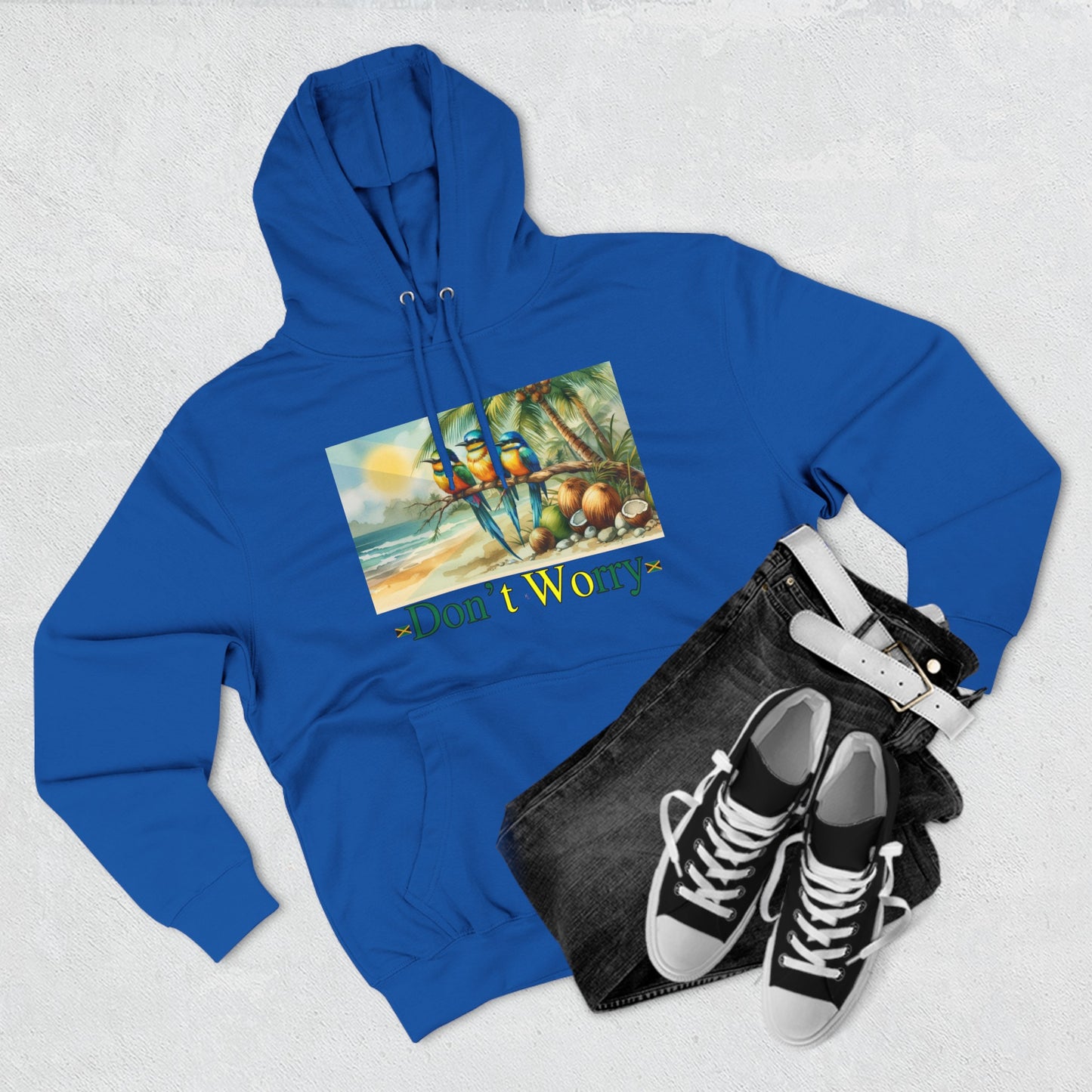 Don't Worry Jamaican Pullover Hoodie