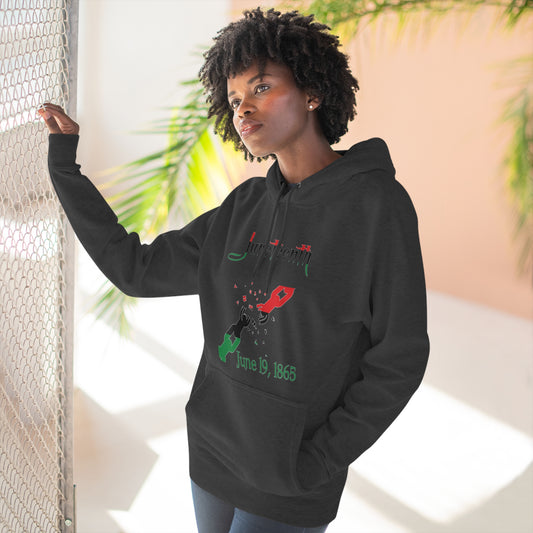 Juneteenth Broken Chains Pullover Hoodie