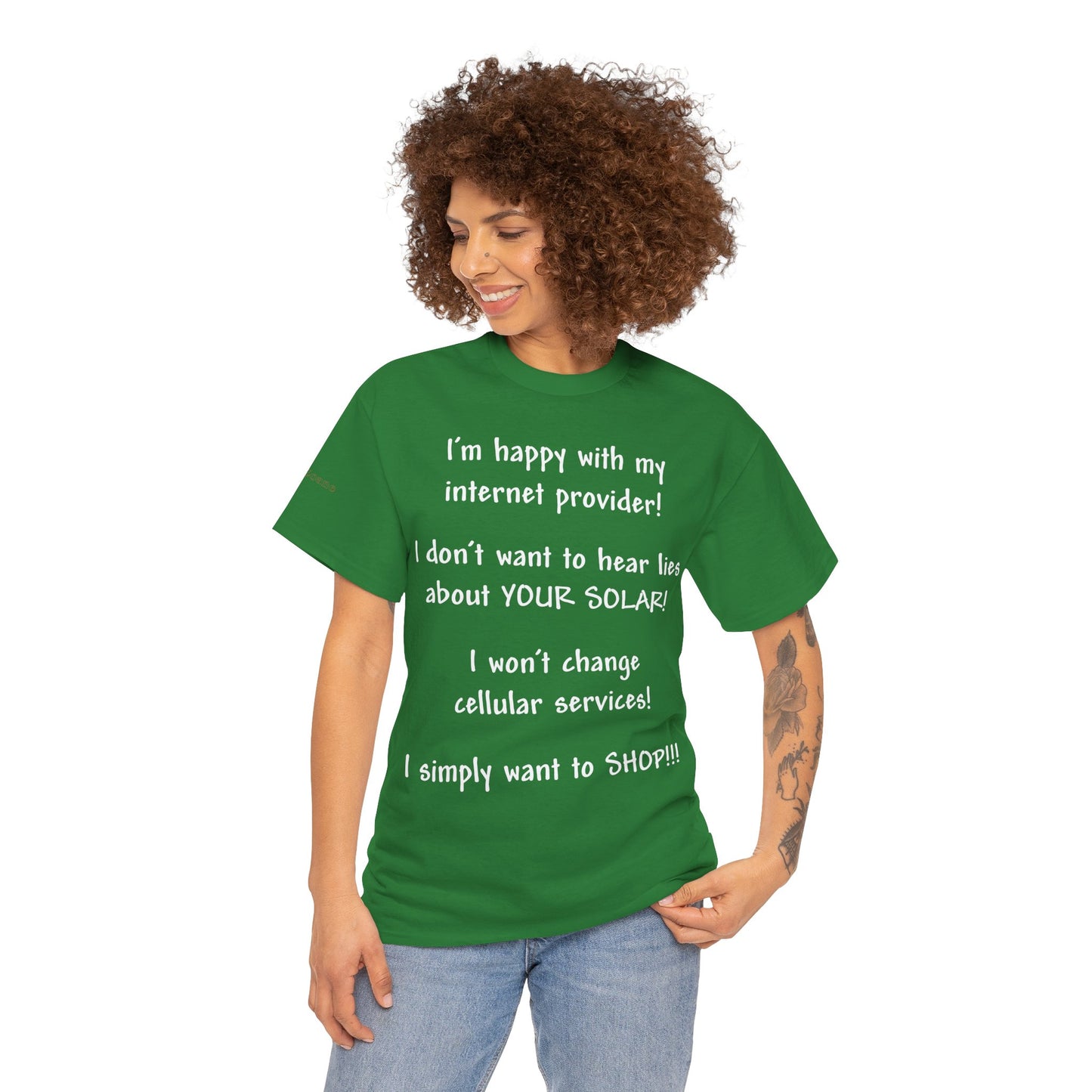 Men's or Women's I simply want to shop T-Shirt (Dark)