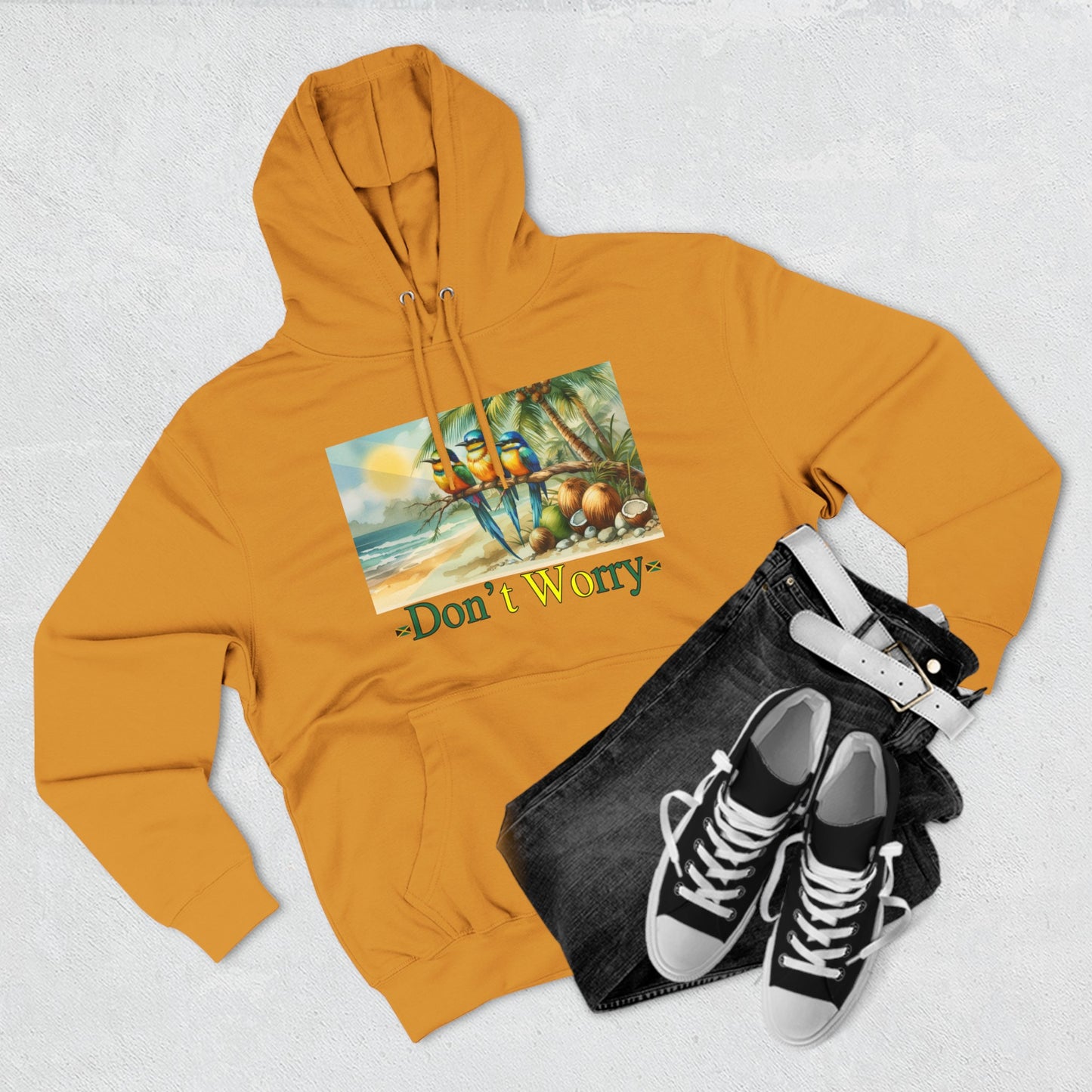 Don't Worry Jamaican Pullover Hoodie