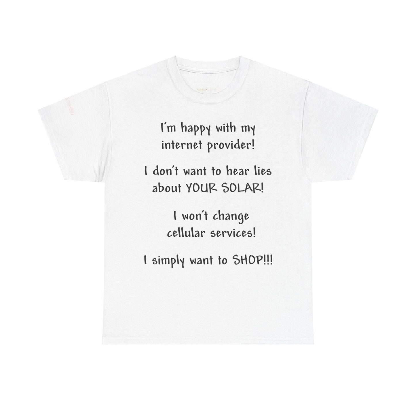 Men's or Women's I simply want to shop T-Shirt (Light)