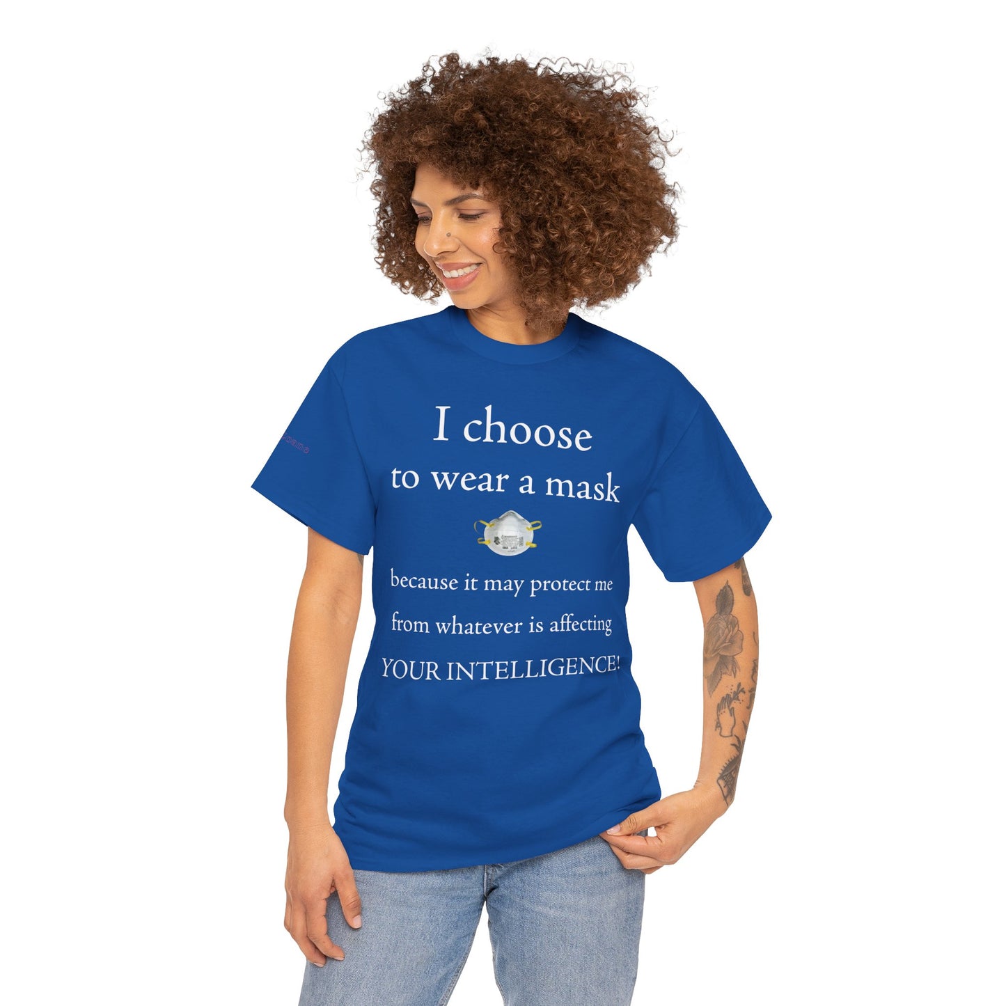 Men's or Women's I Wear My Mask T-Shirt (Dark)