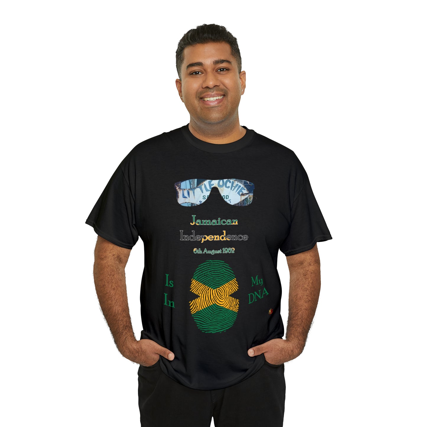 Jamaican Independence Fingerprint T-Shirt