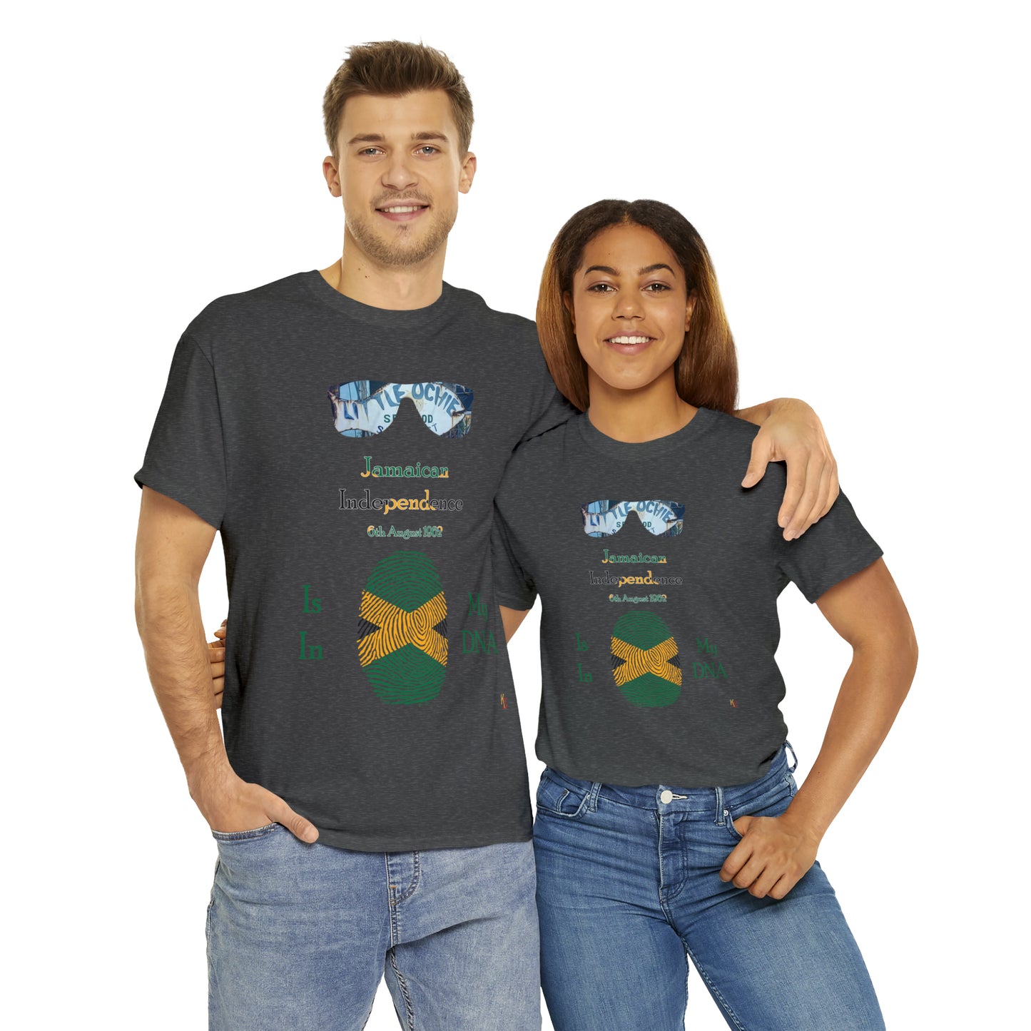 Jamaican Independence Fingerprint T-Shirt