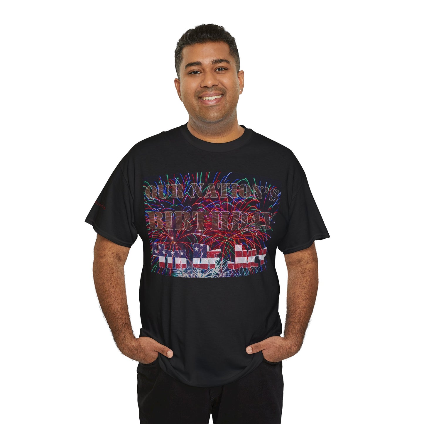 Men's or Women's Our Nation's Birthday American Independence T-Shirt