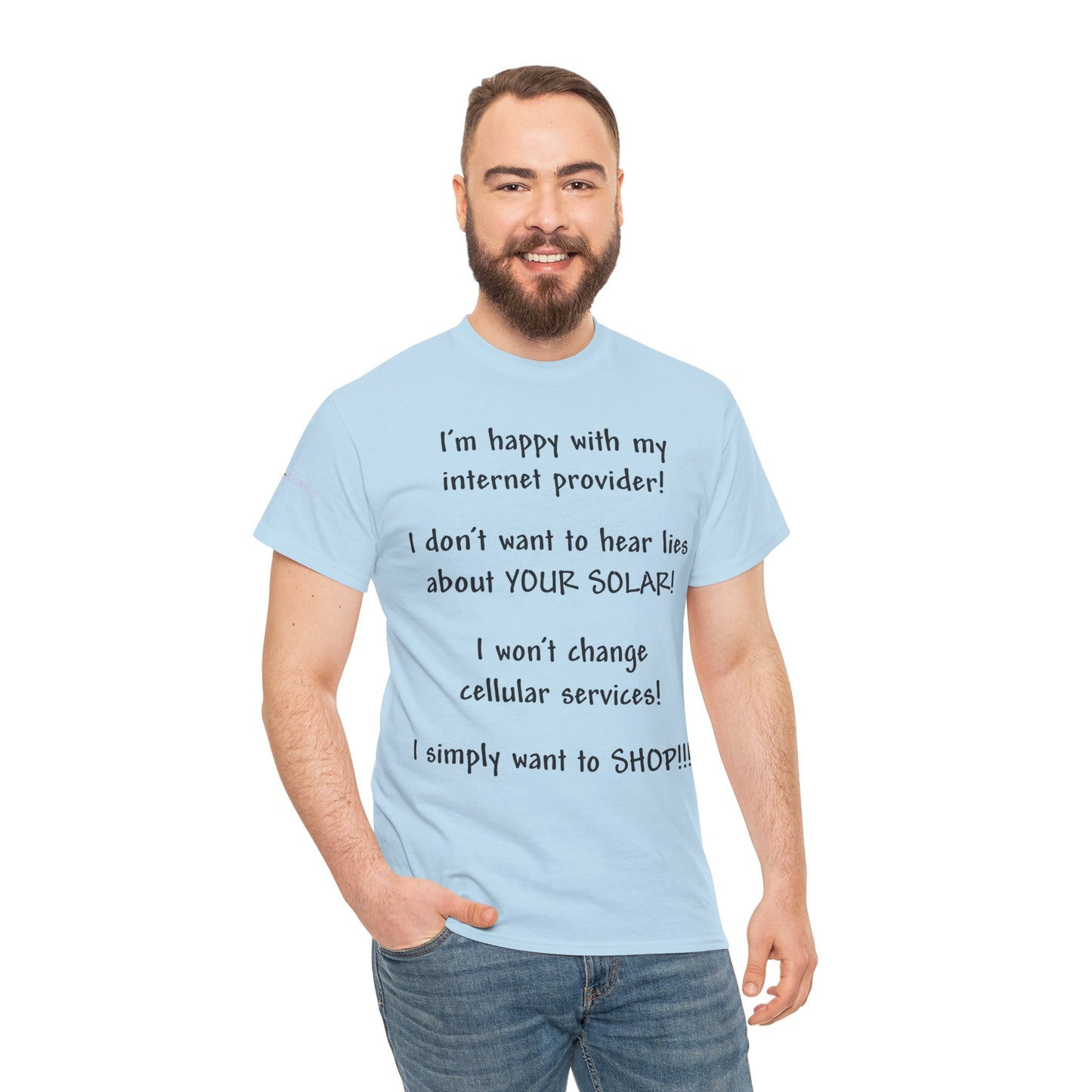 Men's or Women's I simply want to shop T-Shirt (Light)